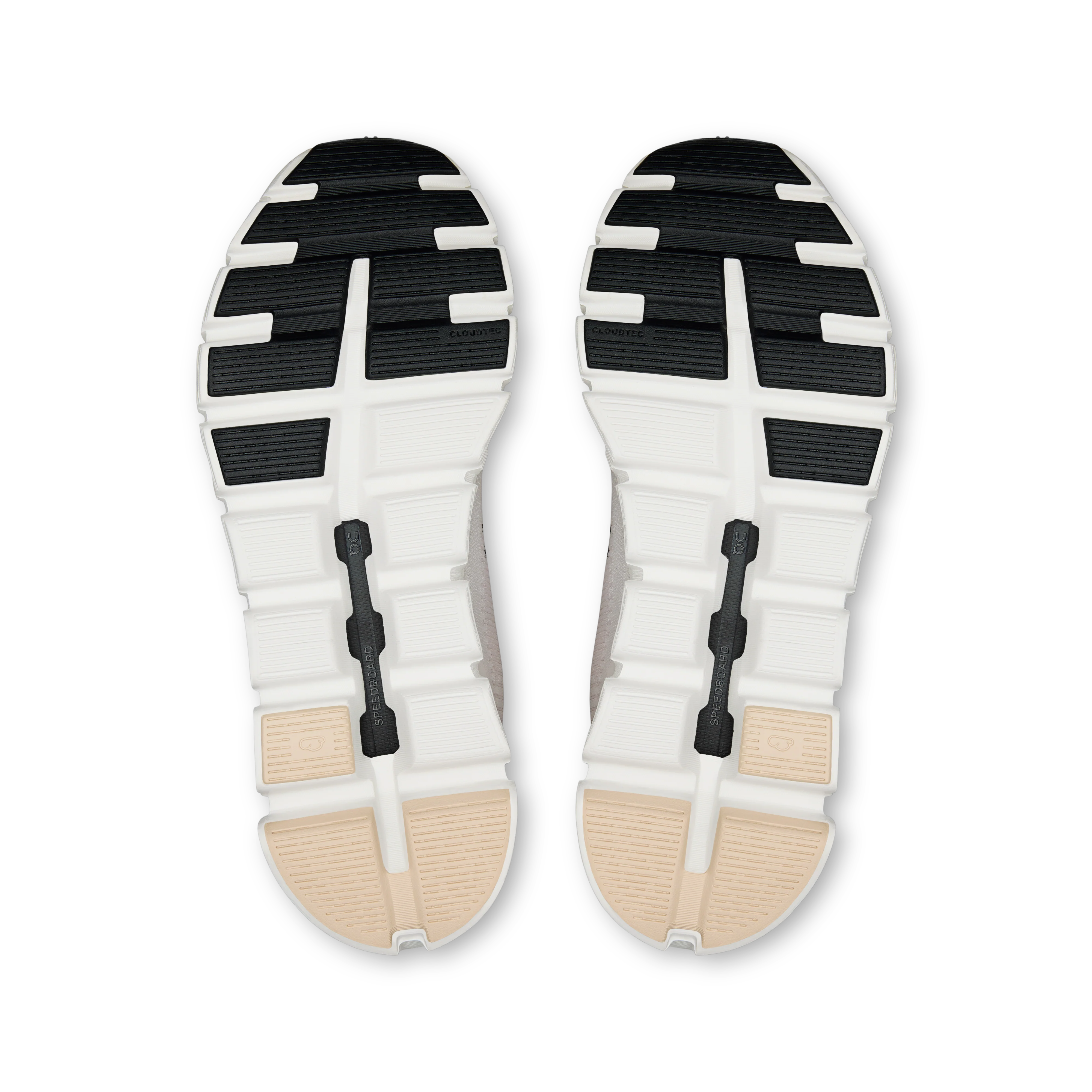 On Running Women's Cloud 6 Push Shoes - Sand / Wolf - Image 3