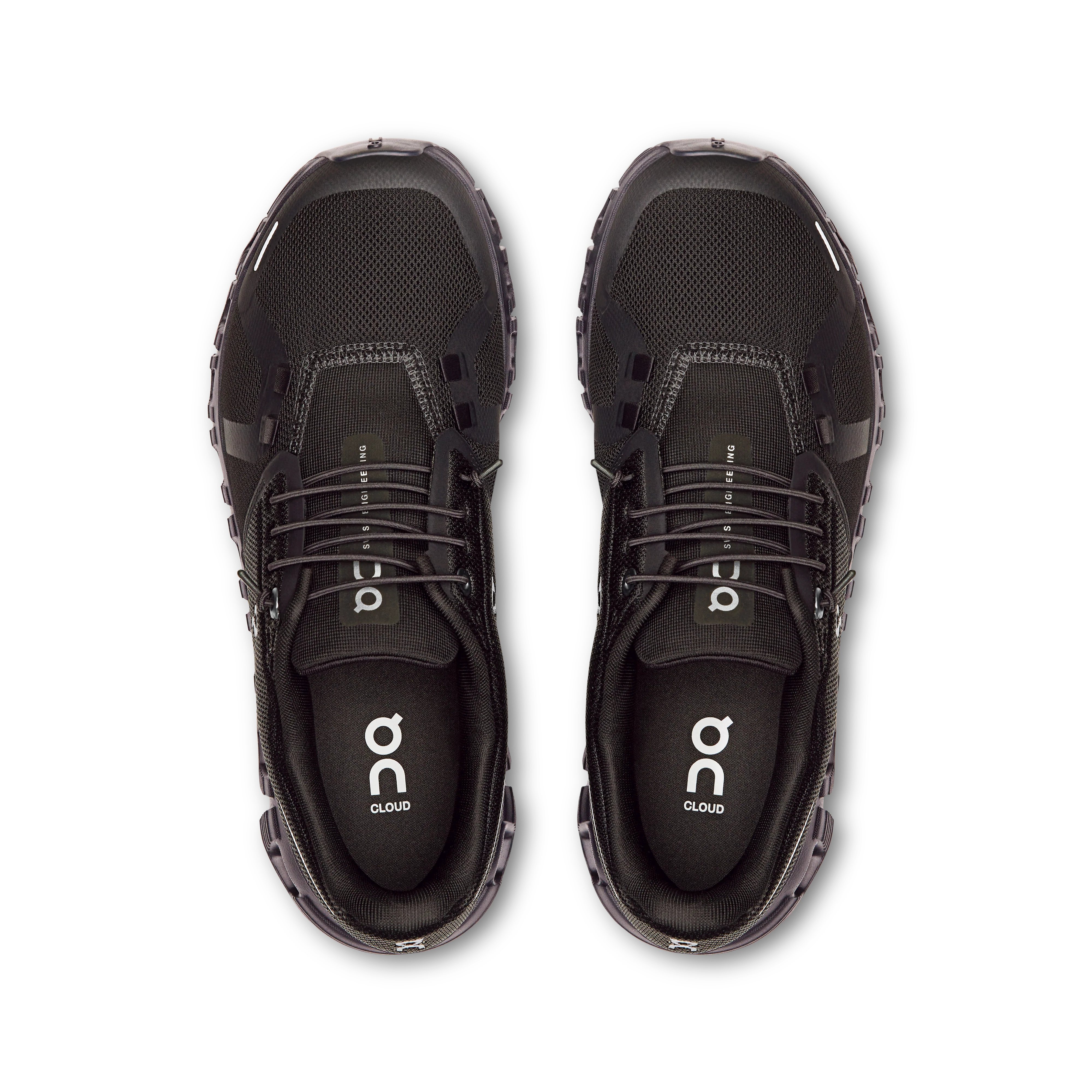 On Running Women's Cloud 6 Shoes - Black / Black - Image 3