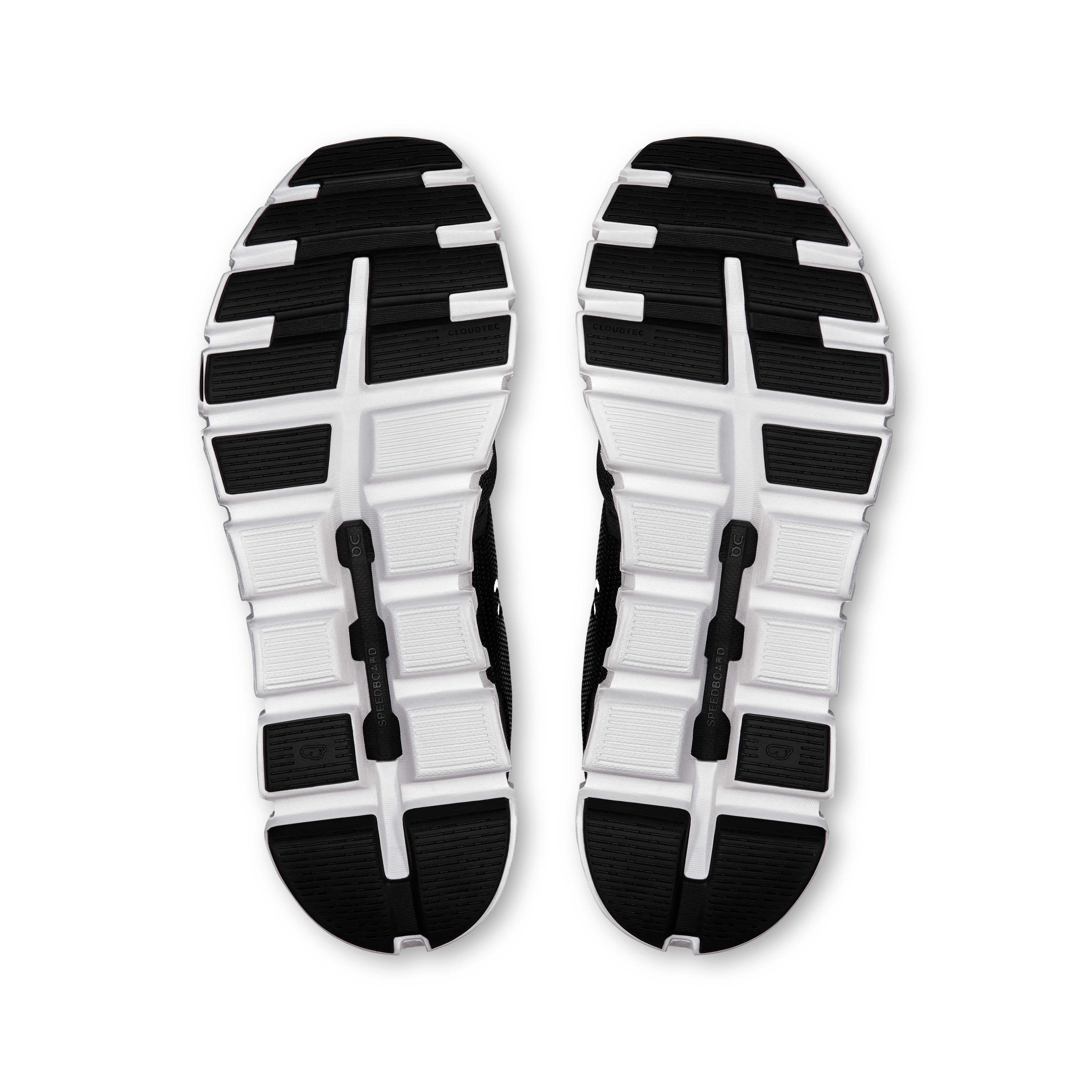 On Running Women's Cloud 6 Shoes - Black / White - Image 4