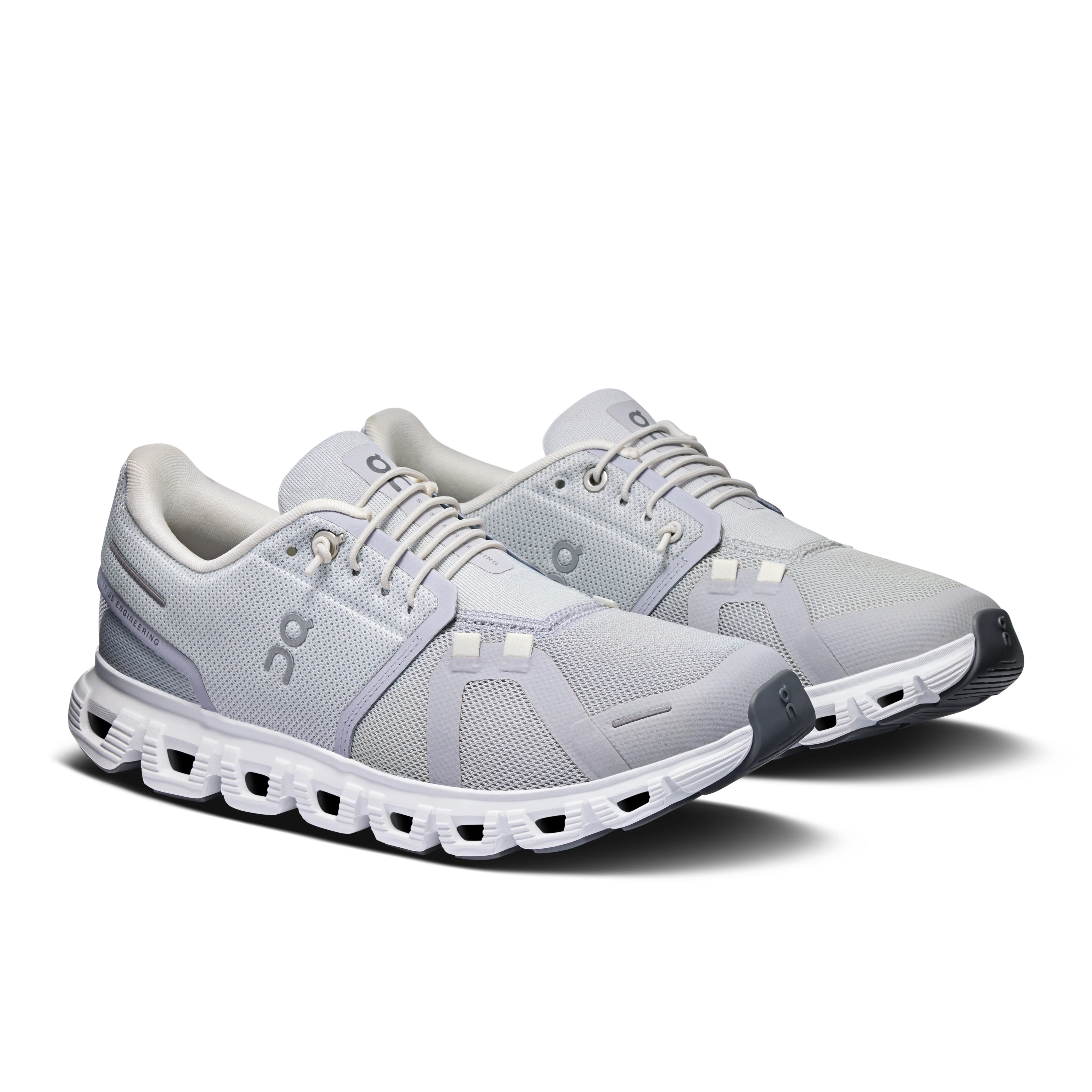 On Running Women's Cloud 6 Shoes - Glacier / White - Image 2
