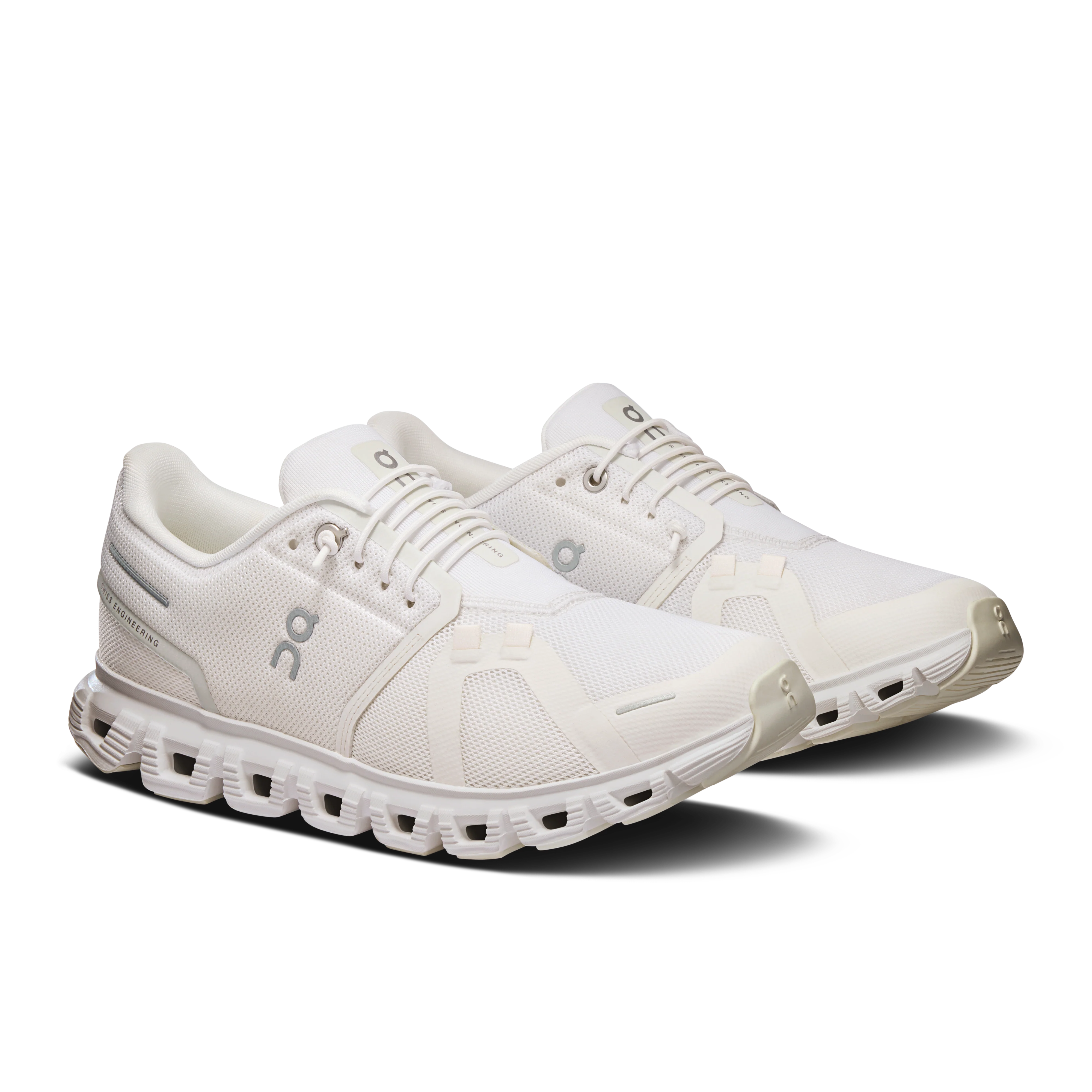 On Running Women's Cloud 6 Shoes - White / White - Image 2