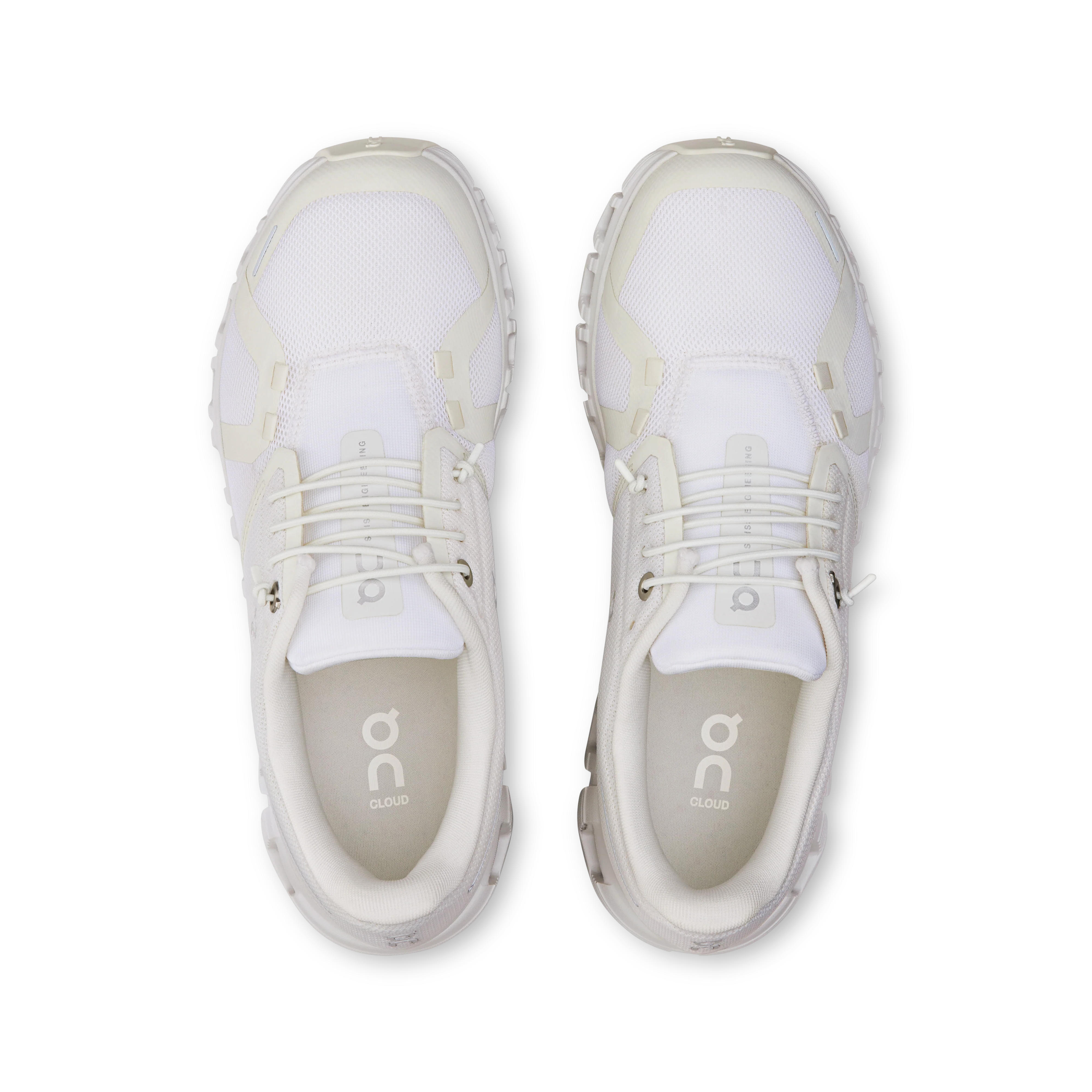 On Running Women's Cloud 6 Shoes - White / White - Image 3