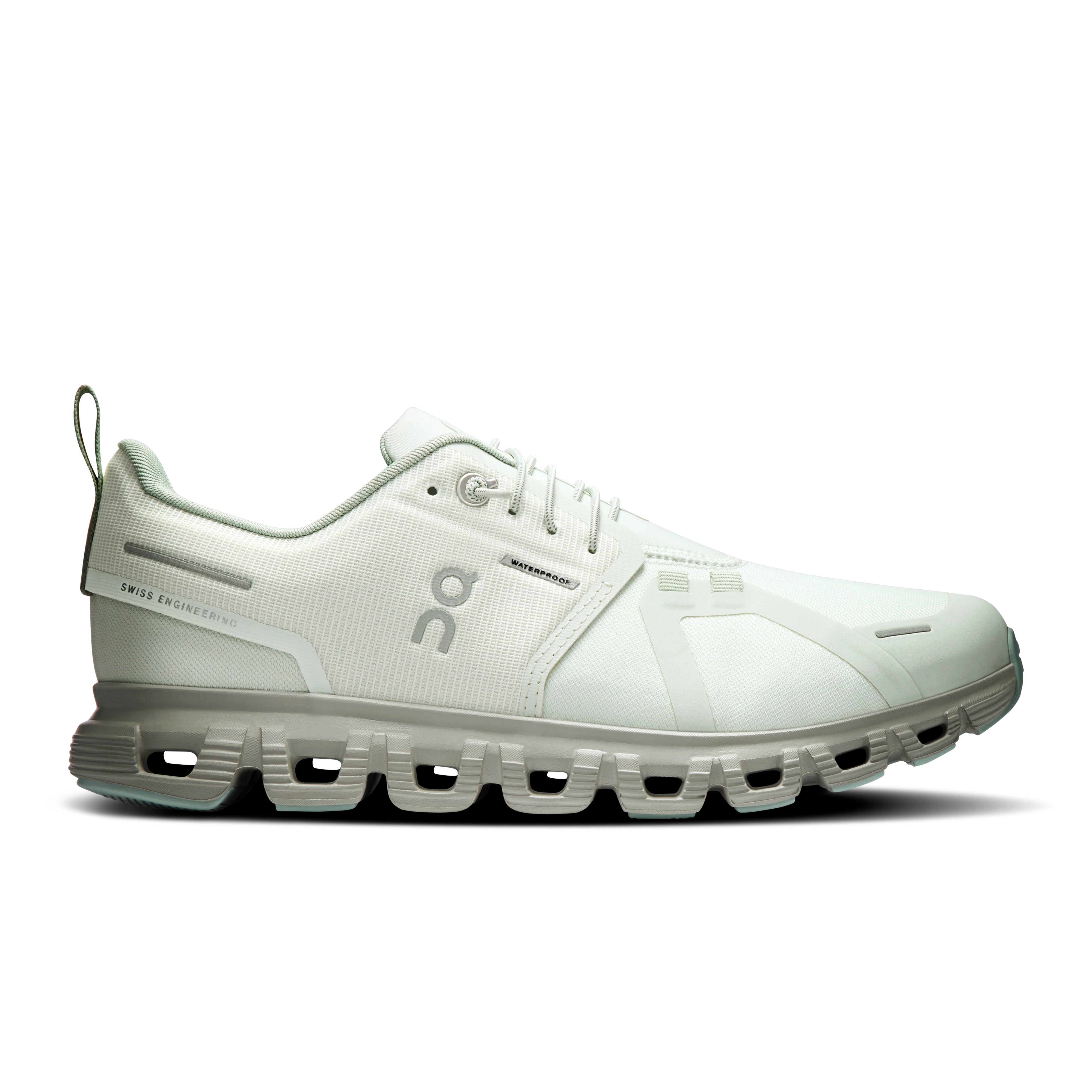 On Running Women's Cloud 6 Waterproof Shoes - Iceberg / Tin