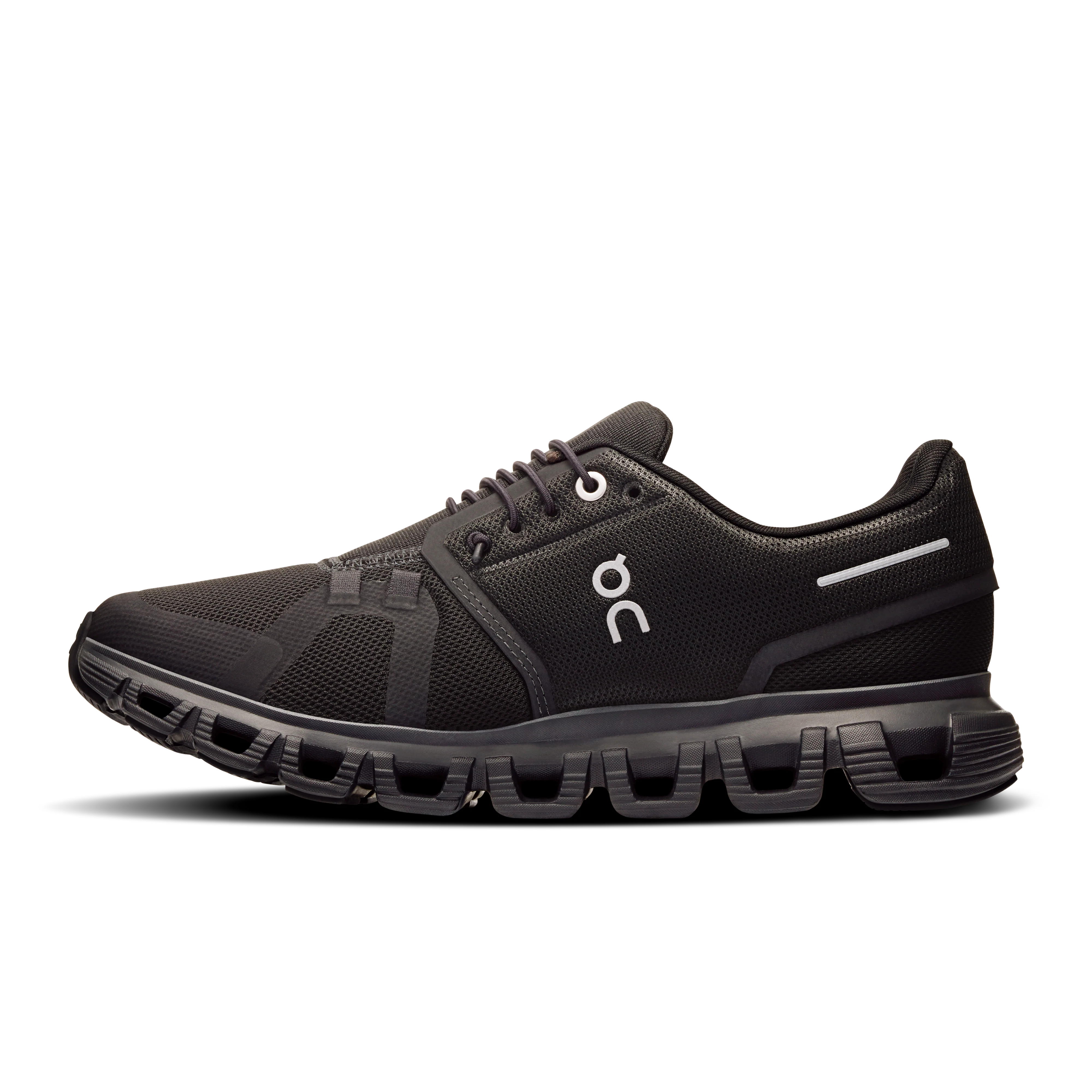 On Running Women's Cloud 6 Wide Shoes - Black / Black - Image 4