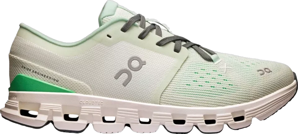 On Running Women's Cloud X 4 Shoes - Aloe / Honeydew