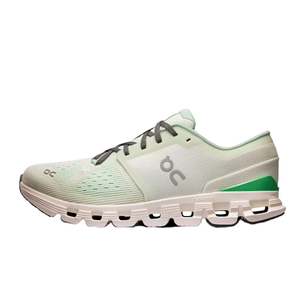 On Running Women's Cloud X 4 Shoes - Aloe / Honeydew - Image 2