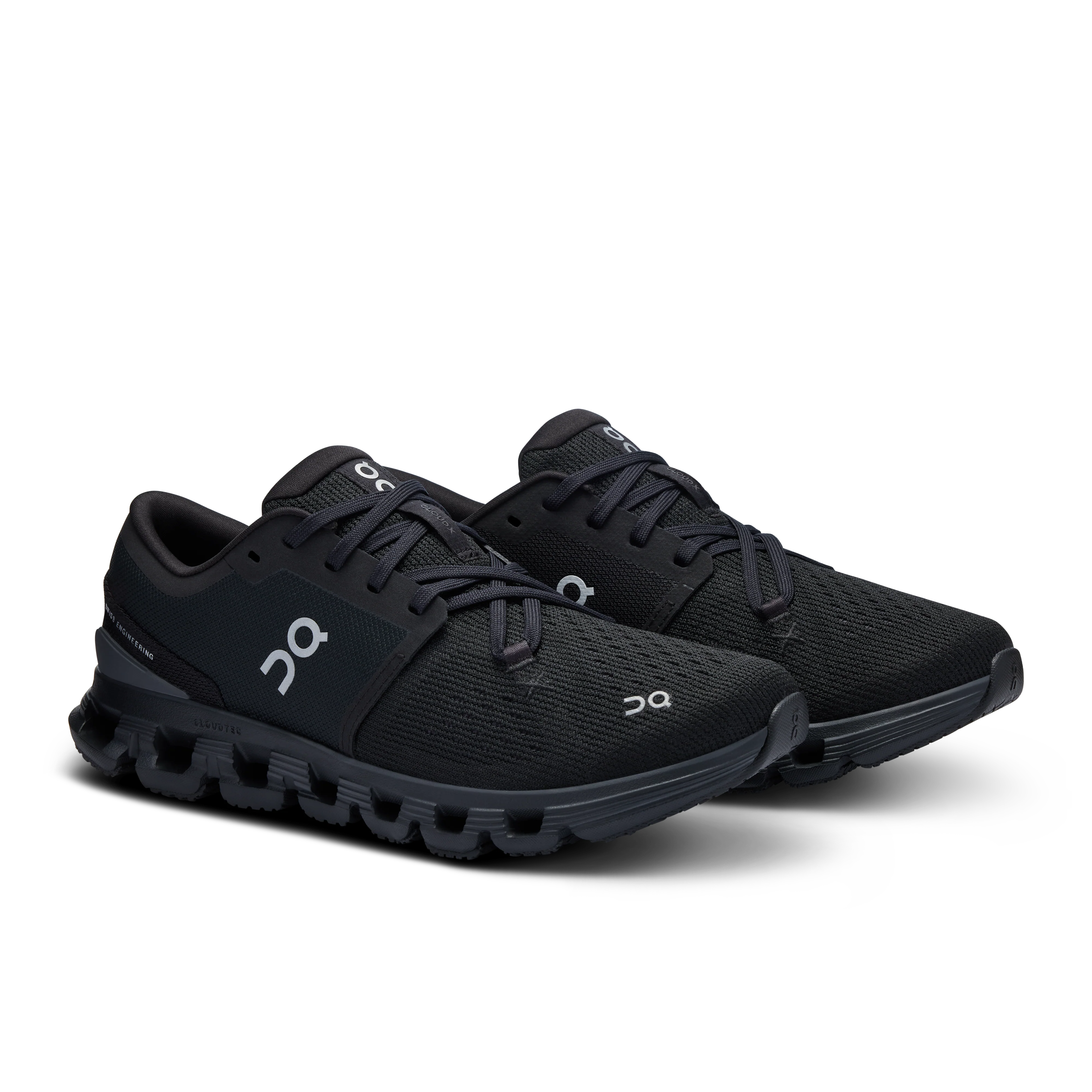 On Running Women's Cloud X 4 Shoes - Black / Eclipse - Image 2