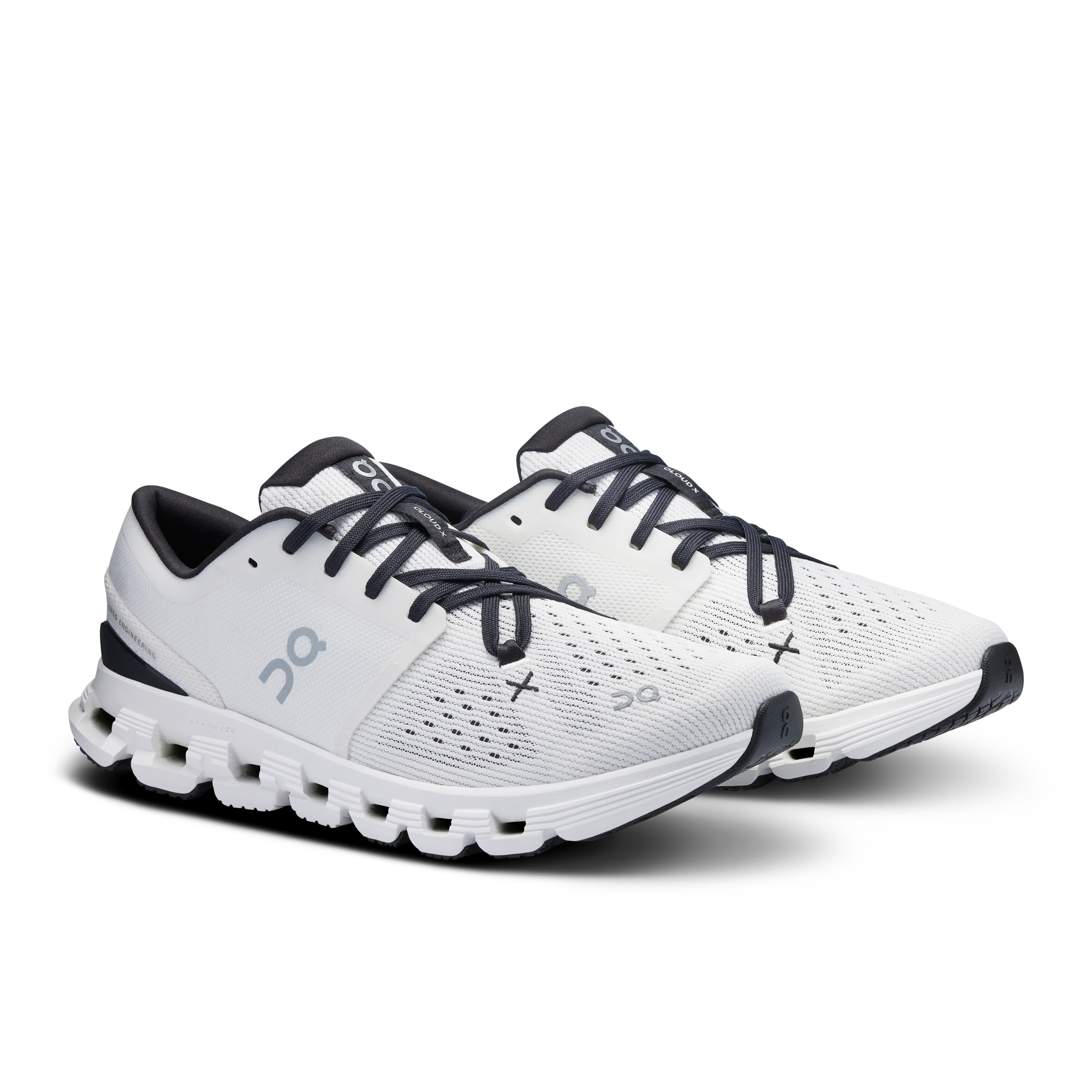 On Running Women's Cloud X 4 Shoes - Ivory / Black - Image 2