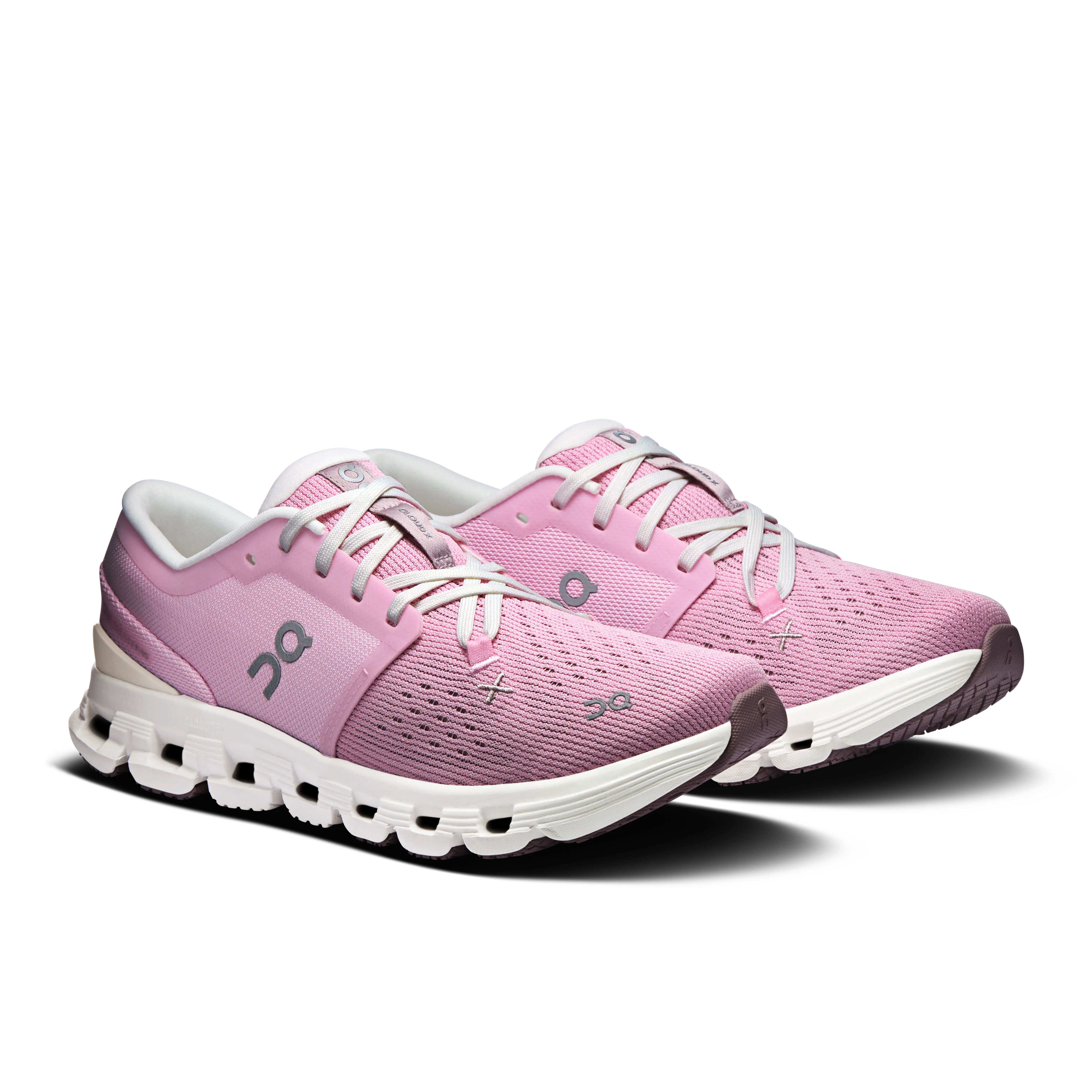 On Running Women's Cloud X 4 Shoes - Petal / Sand - Image 2