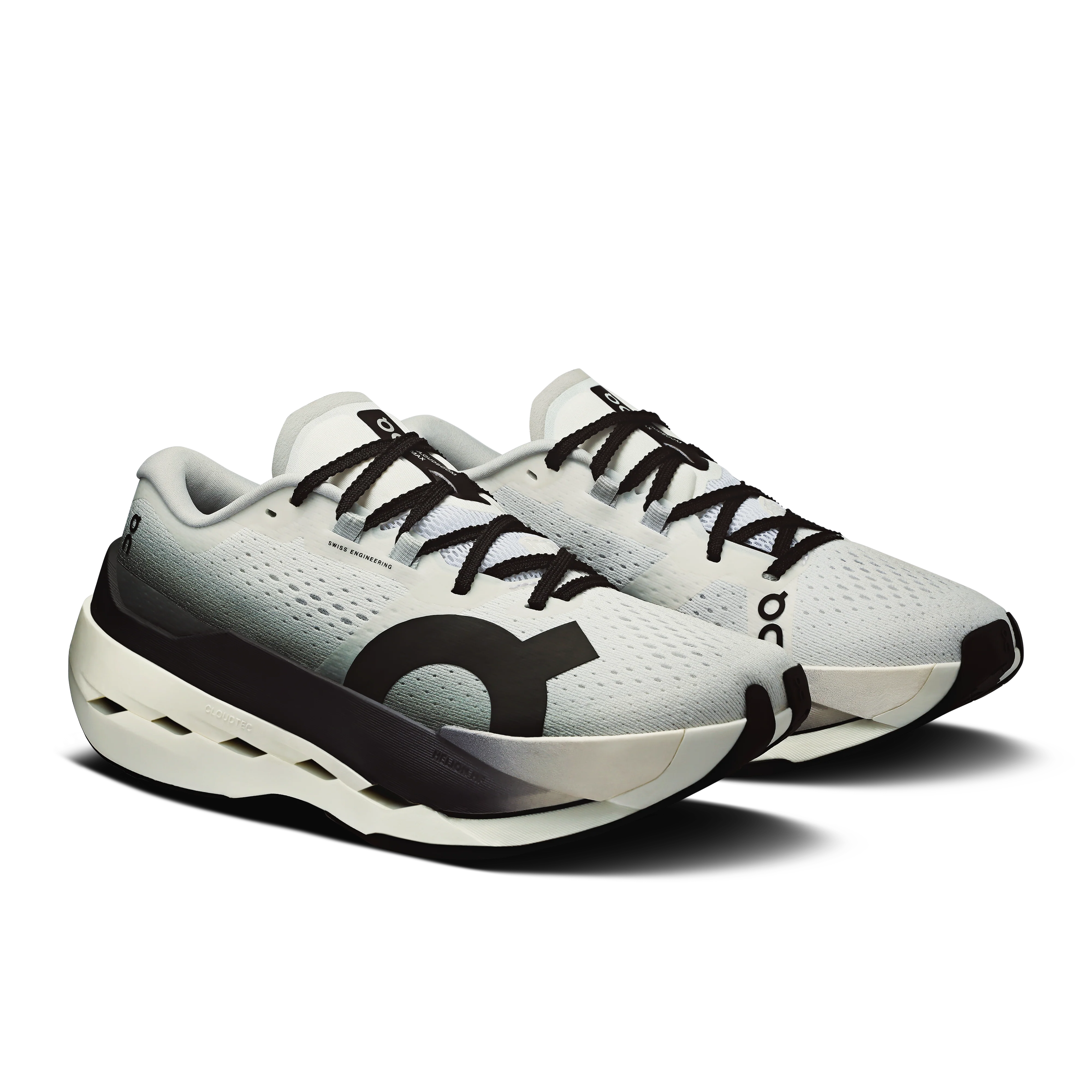 On Running Women's Cloudboom Max Shoes - White / Black - Image 2