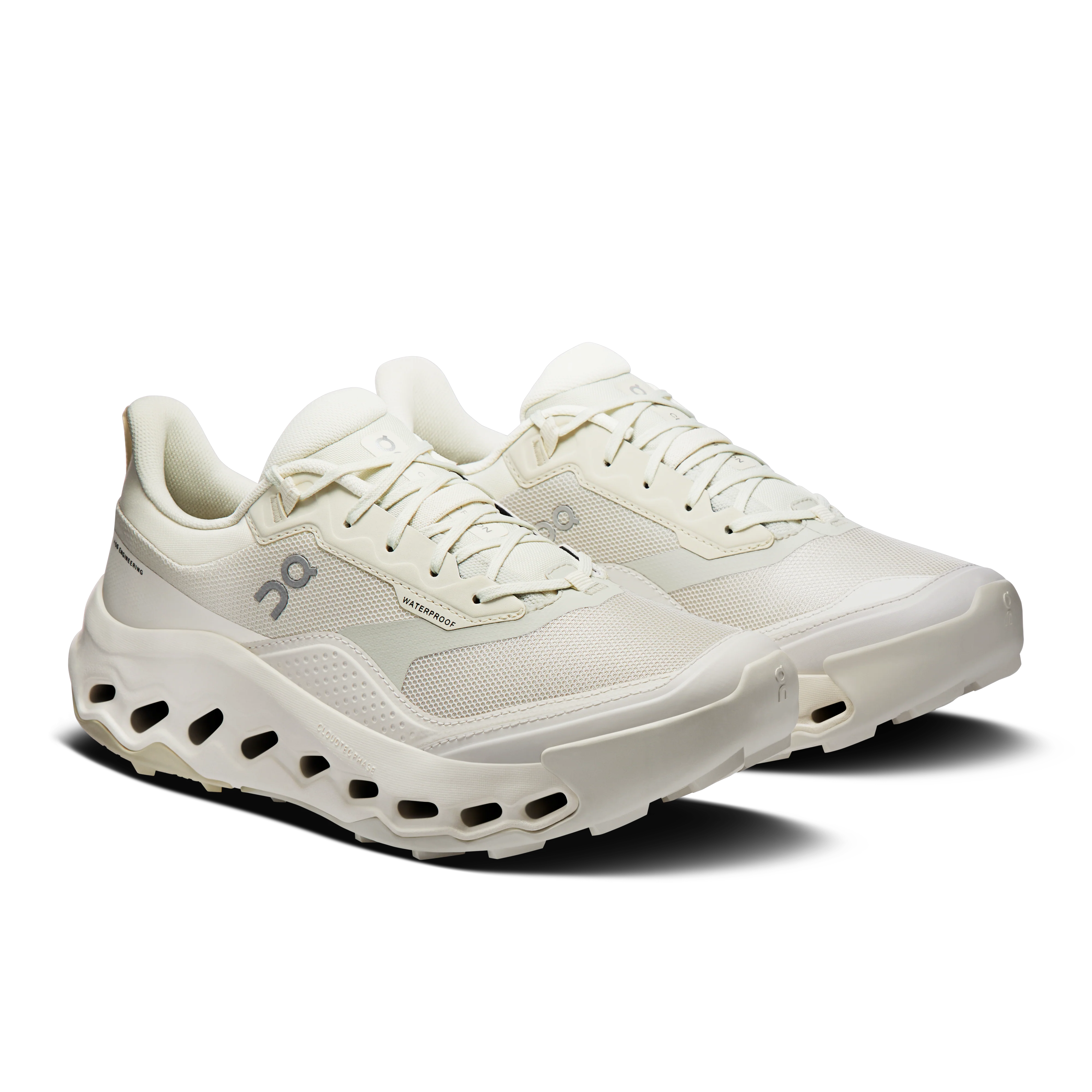 On Running Women's Cloudhorizon 2 Waterproof Shoes - Ghost / Ivory - Image 2