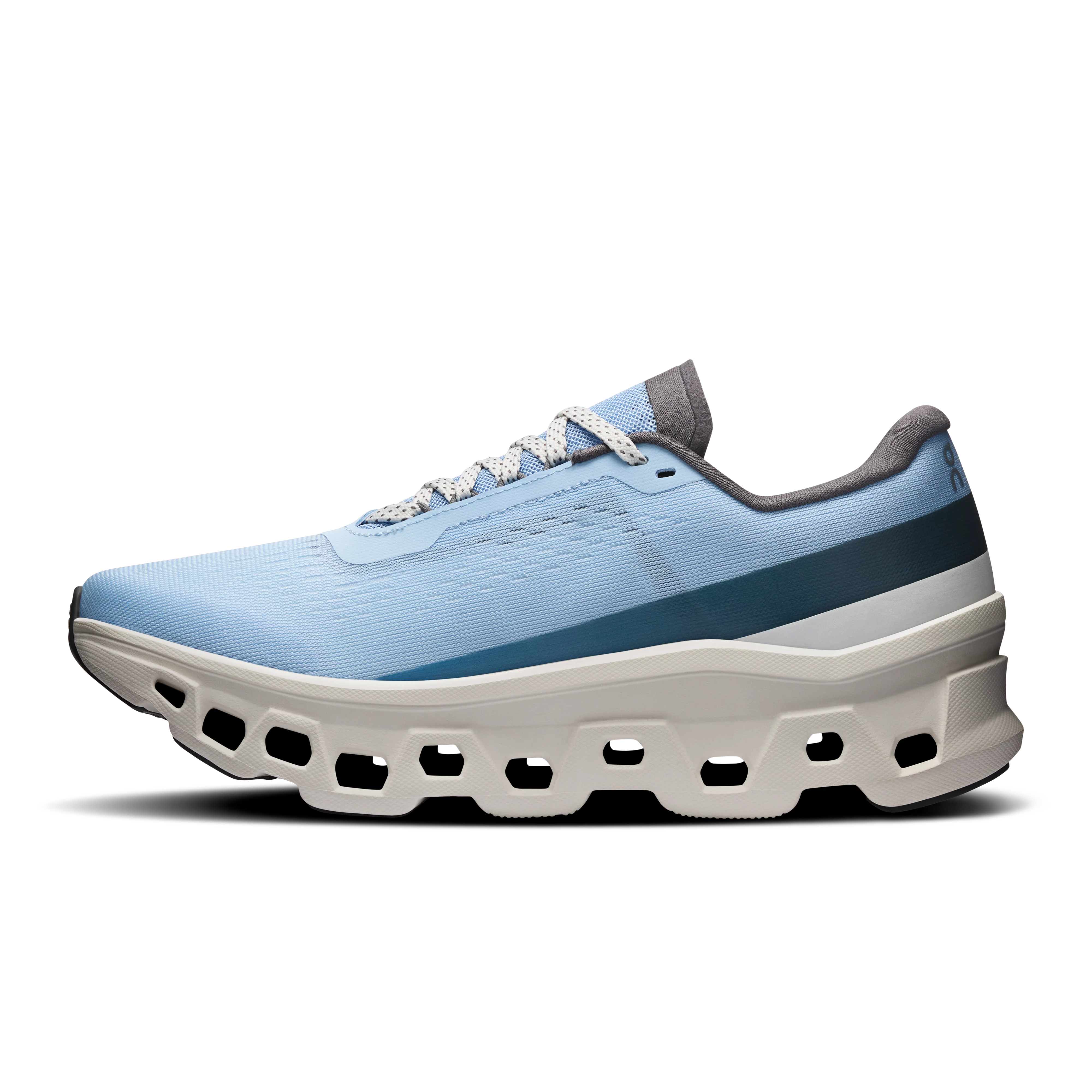 On Running Women's Cloudmonster 1 Shoes - Cerulean / Ice - Image 4