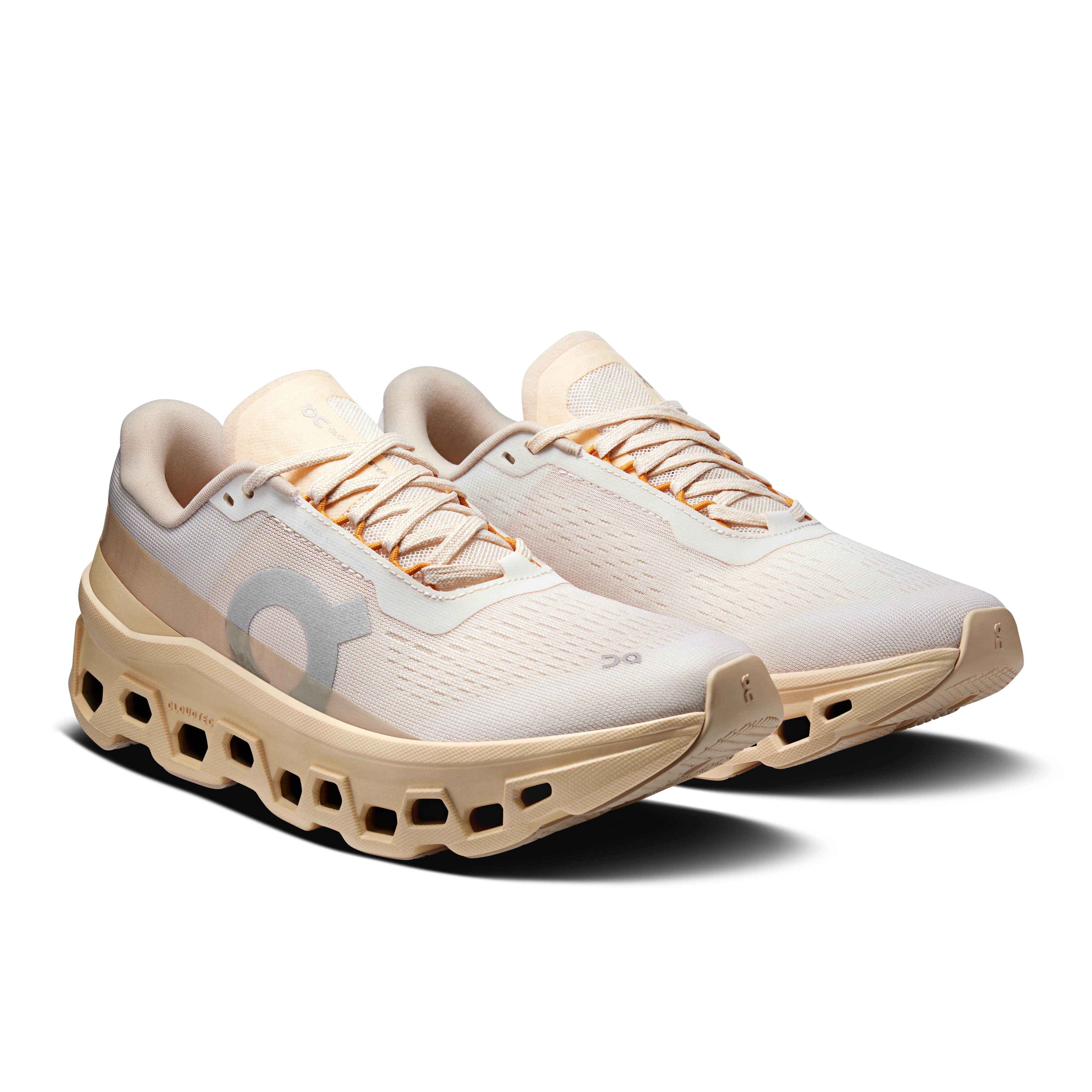 On Running Women's Cloudmonster 1 Shoes - Dew / Blonde - Image 2