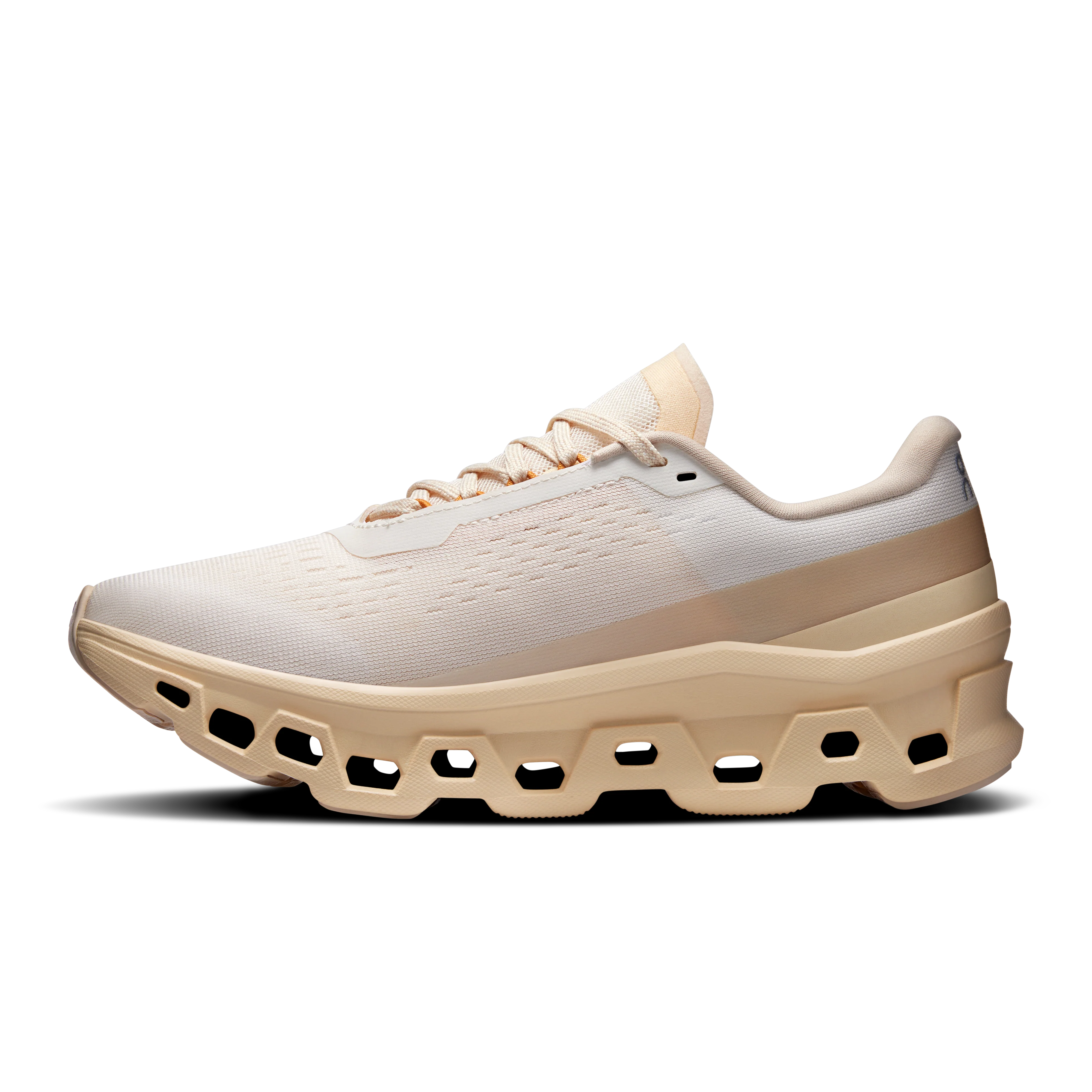 On Running Women's Cloudmonster 1 Shoes - Dew / Blonde - Image 4