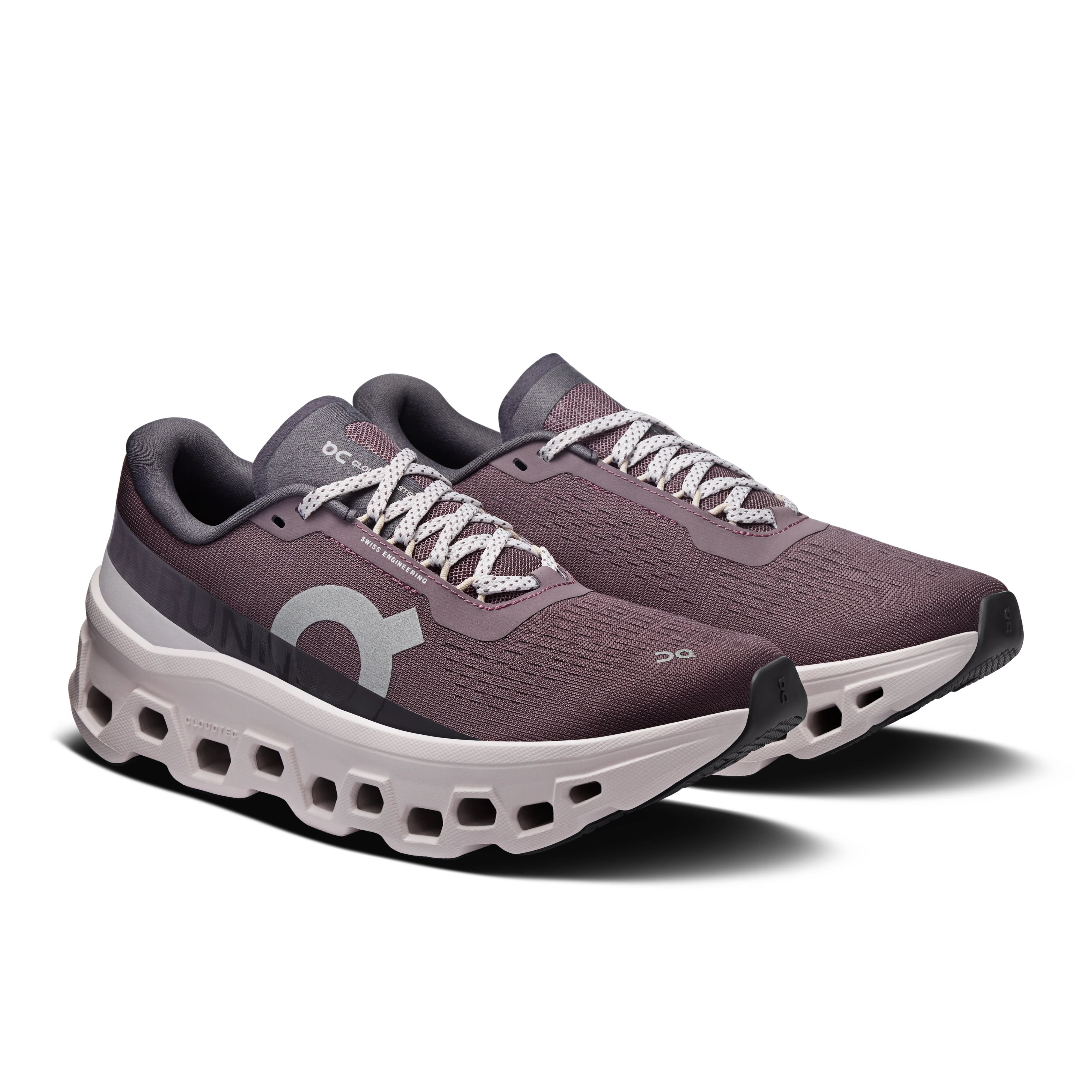 On Running Women's Cloudmonster 1 Shoes - Gobi / Lily - Image 2