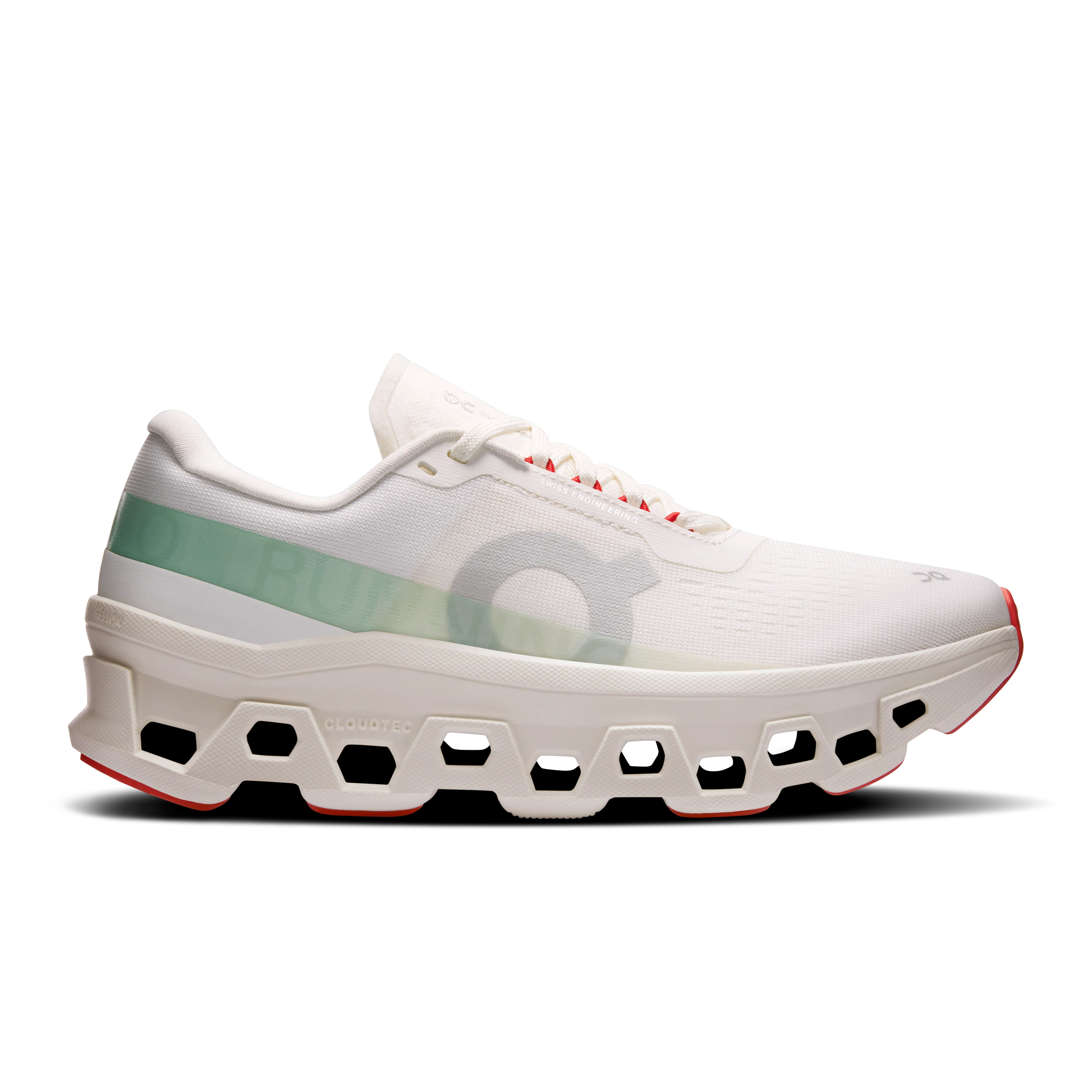 On Running Women's Cloudmonster 1 Shoes - Ivory / Creek