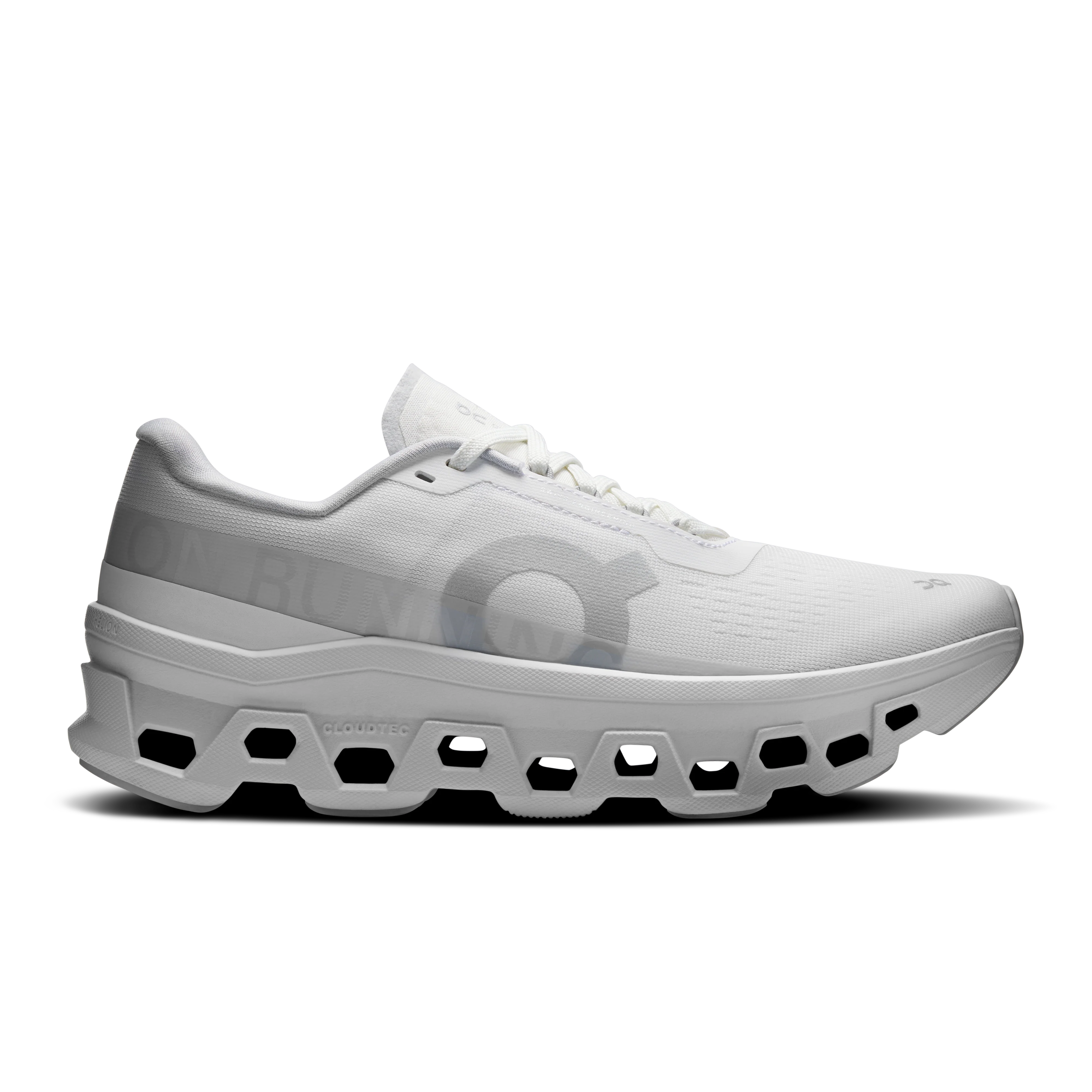 On Running Women's Cloudmonster 1 Shoes - White / White