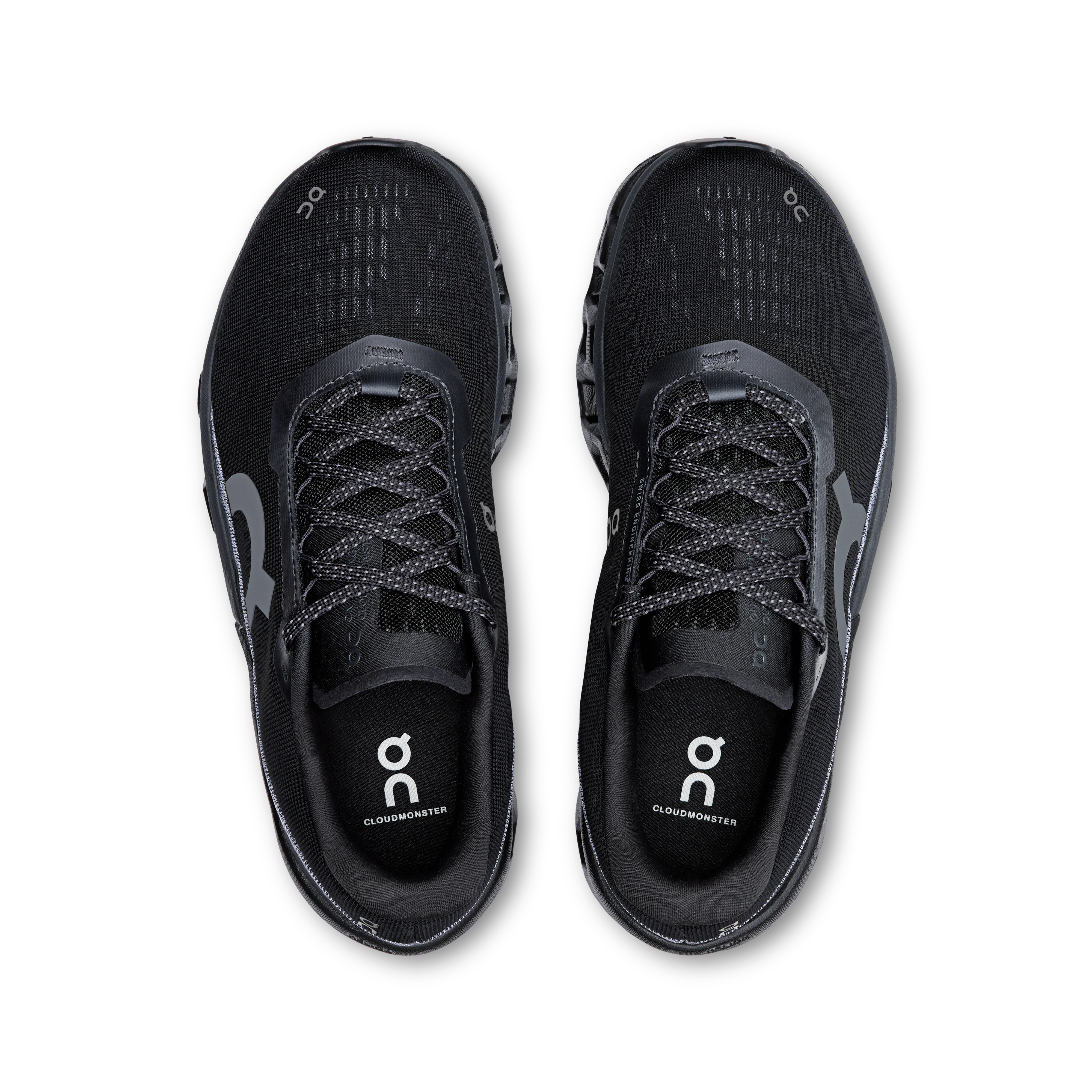 On Running Women's Cloudmonster 2 Shoes - Black / Eclipse - Image 3