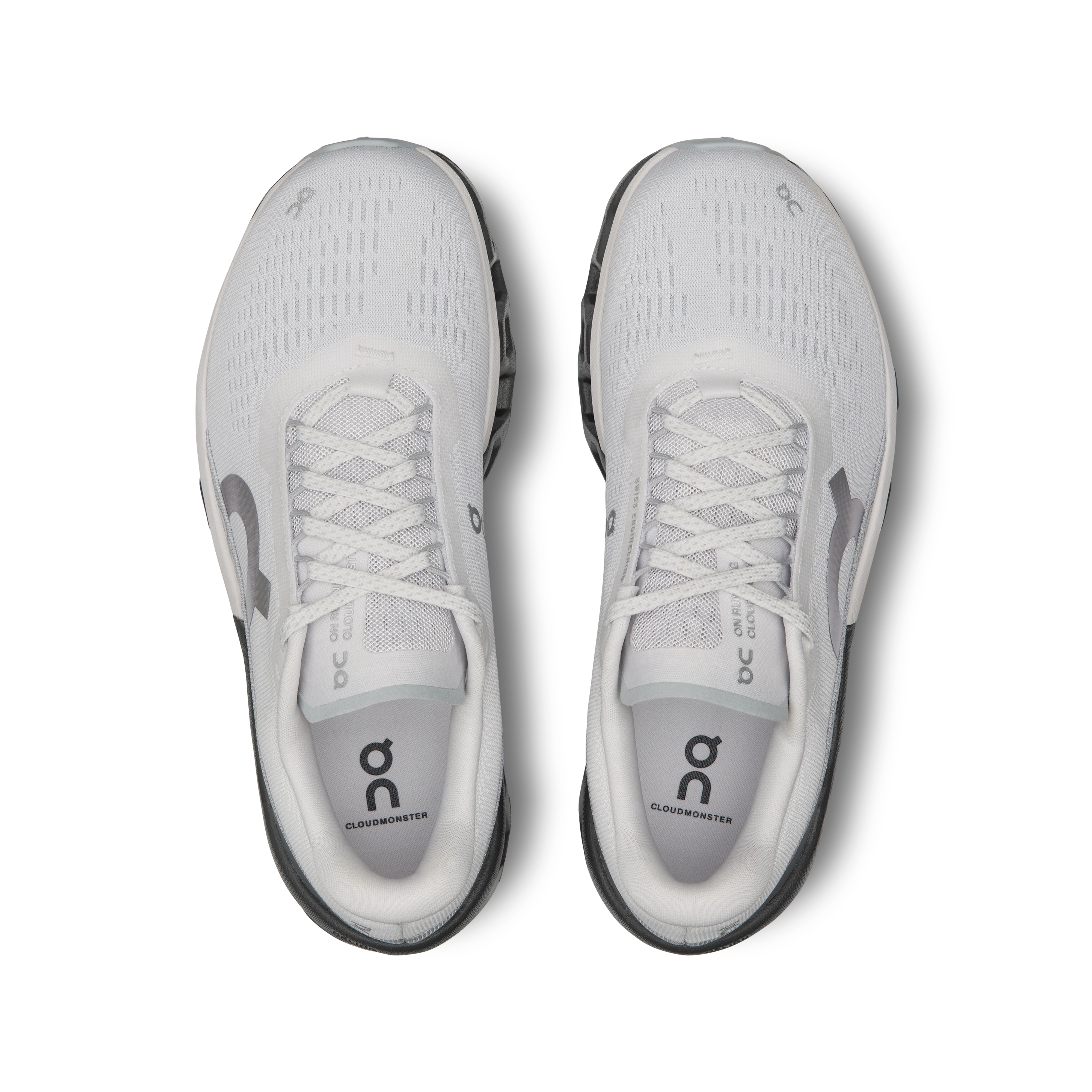 On Running Women's Cloudmonster 2 Shoes - Frost / Rock - Image 3