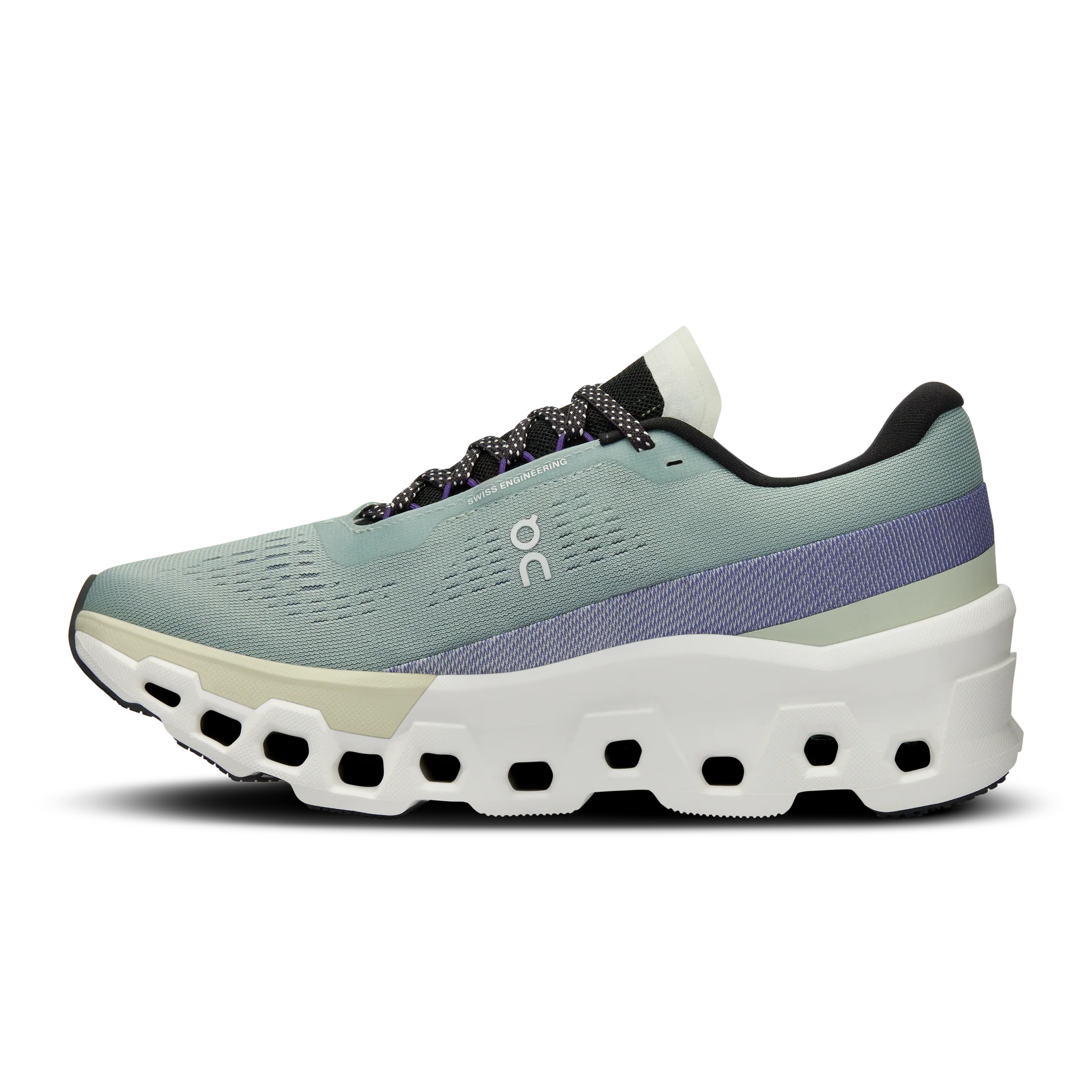On Running Women's Cloudmonster 2 Shoes - Mineral / Aloe - Image 3