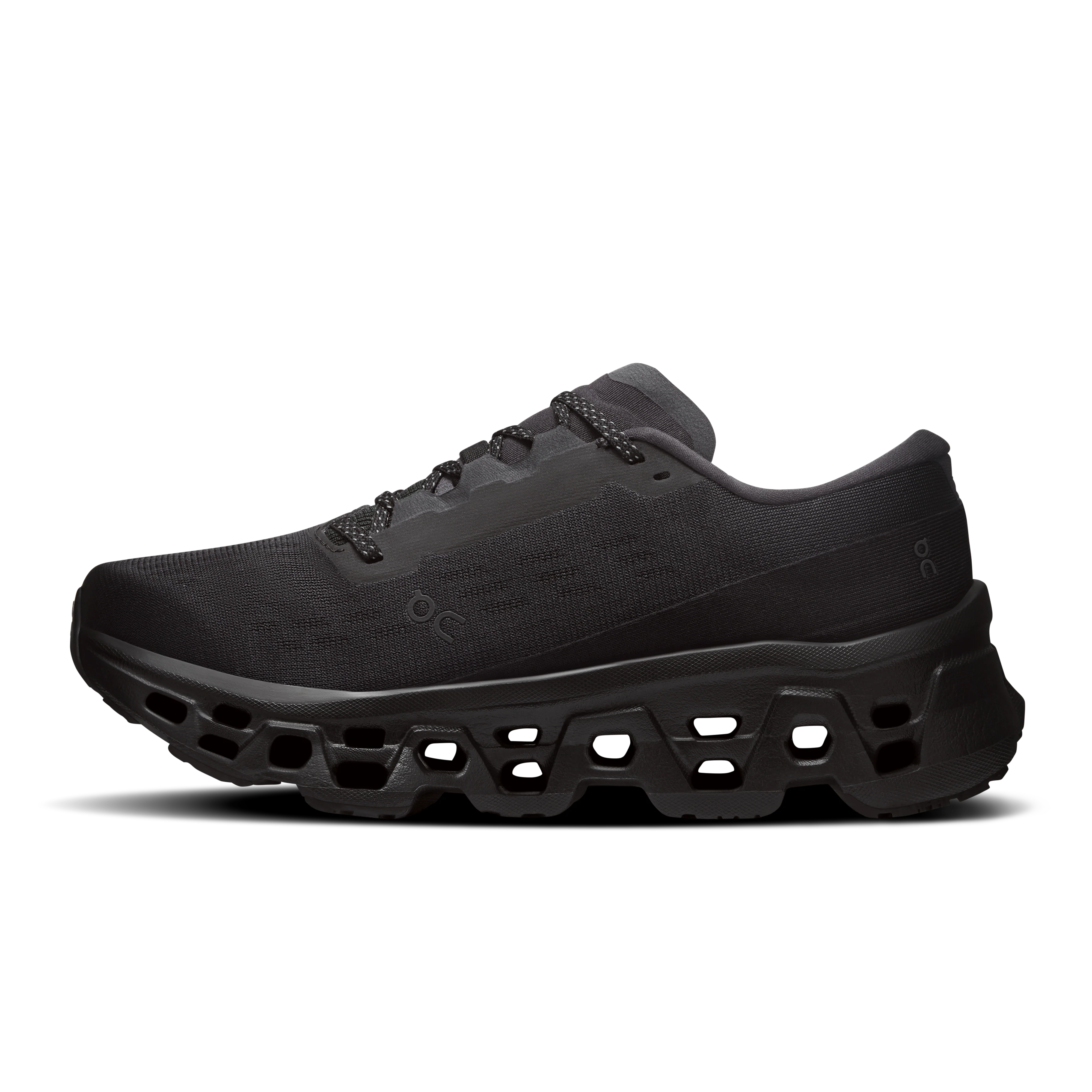 On Running Women's Cloudmonster 3 Shoes - Black / Black - Image 4