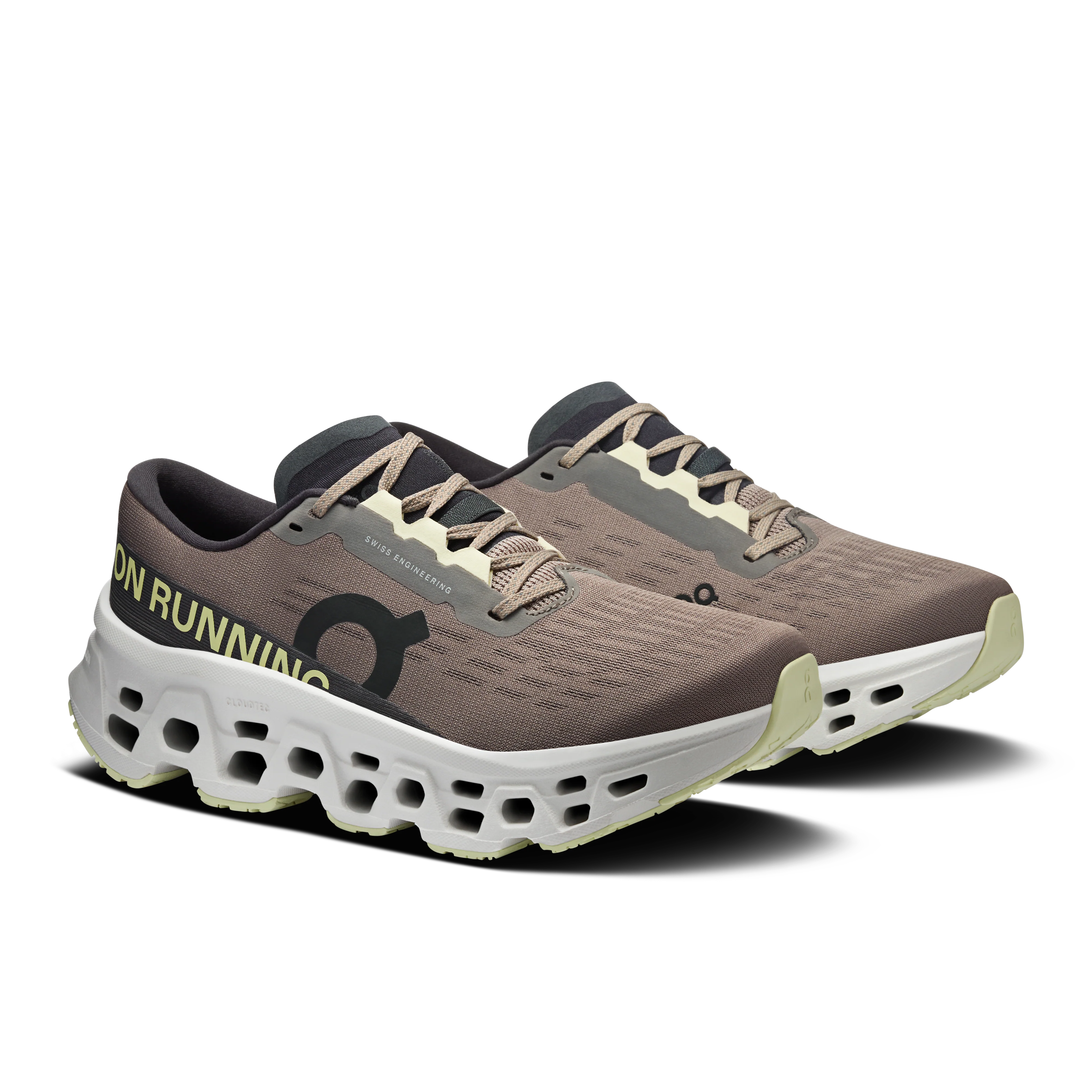 On Running Women's Cloudmonster 3 Shoes - Cinder / Ivory - Image 2