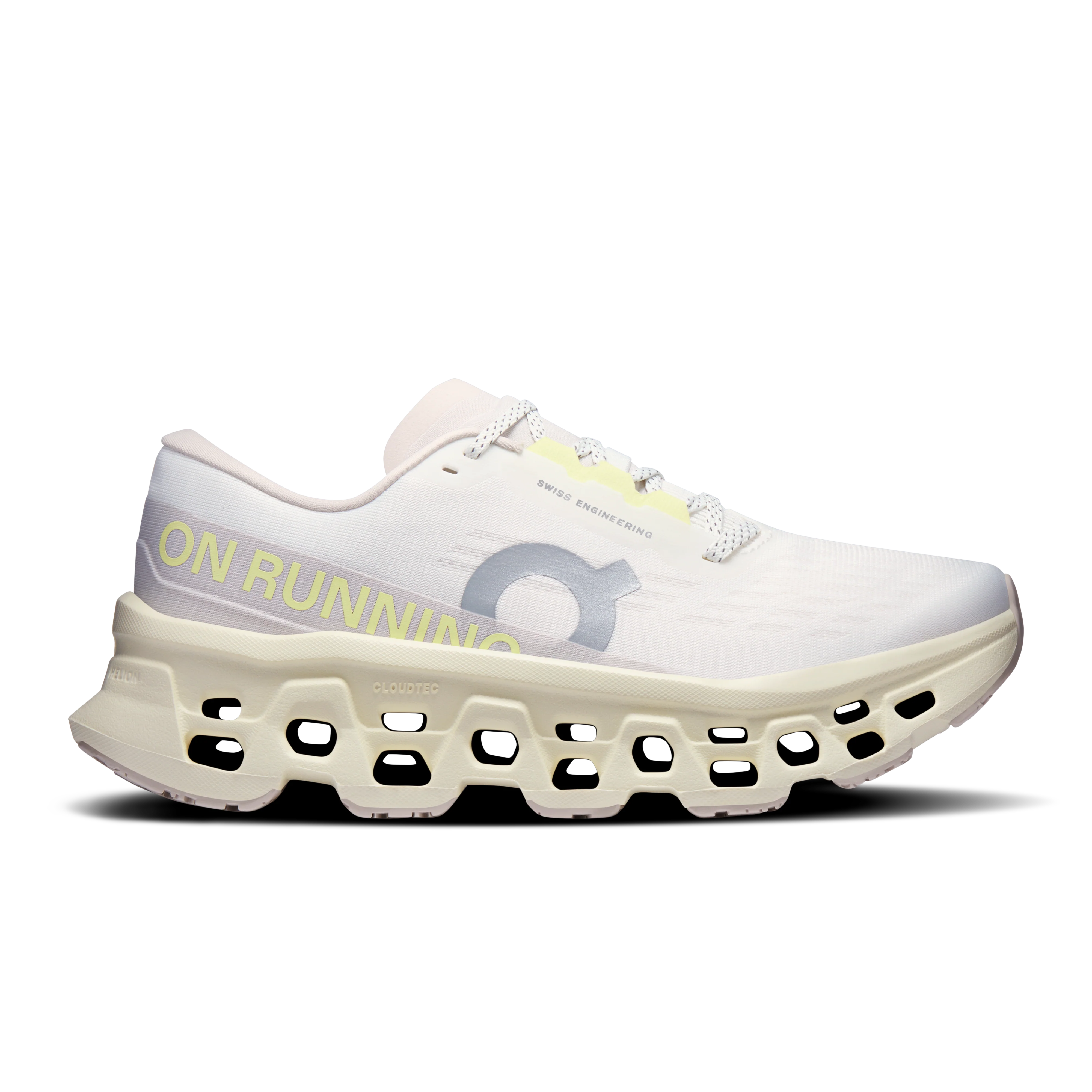 On Running Women's Cloudmonster 3 Shoes - Ivory / Seedling