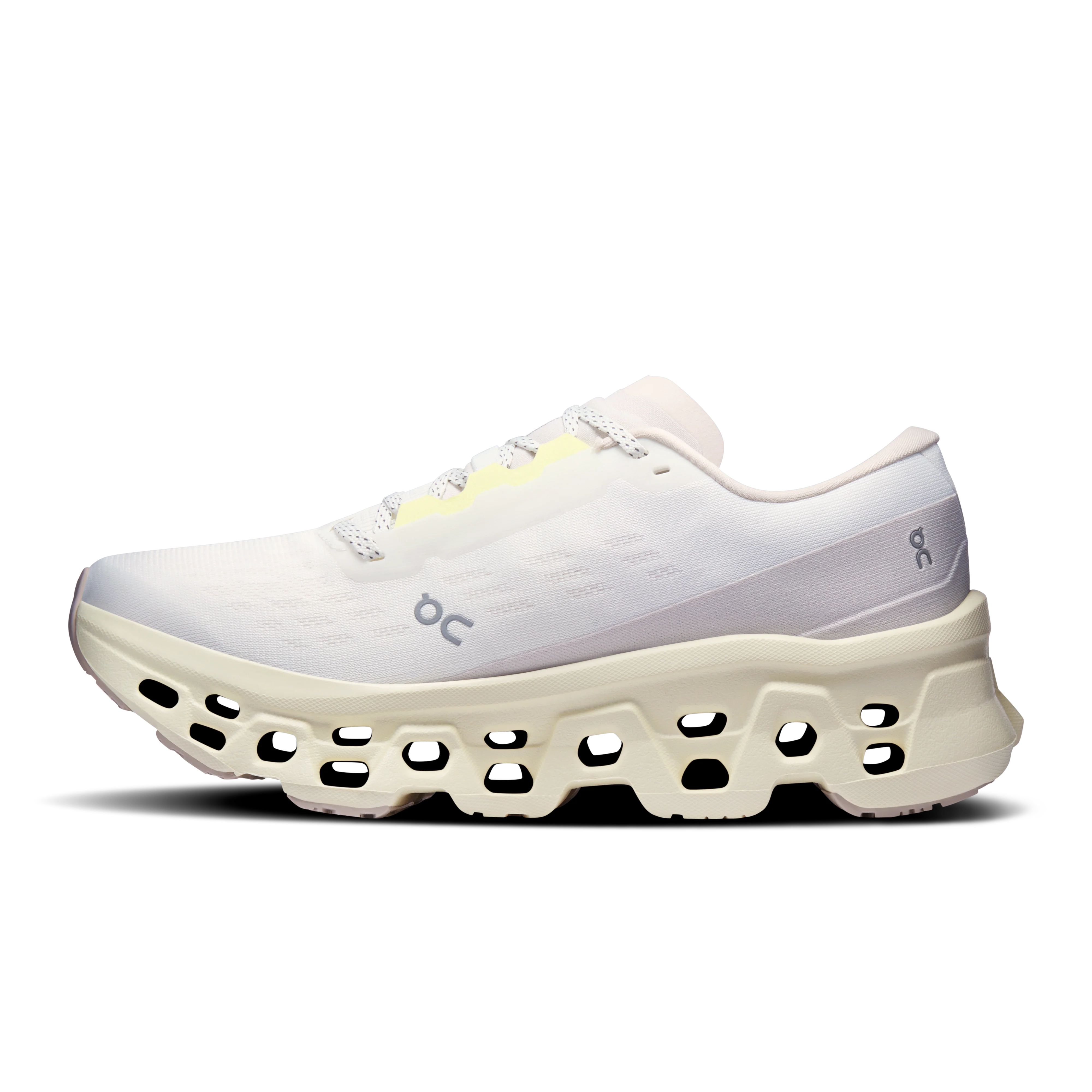 On Running Women's Cloudmonster 3 Shoes - Ivory / Seedling - Image 4