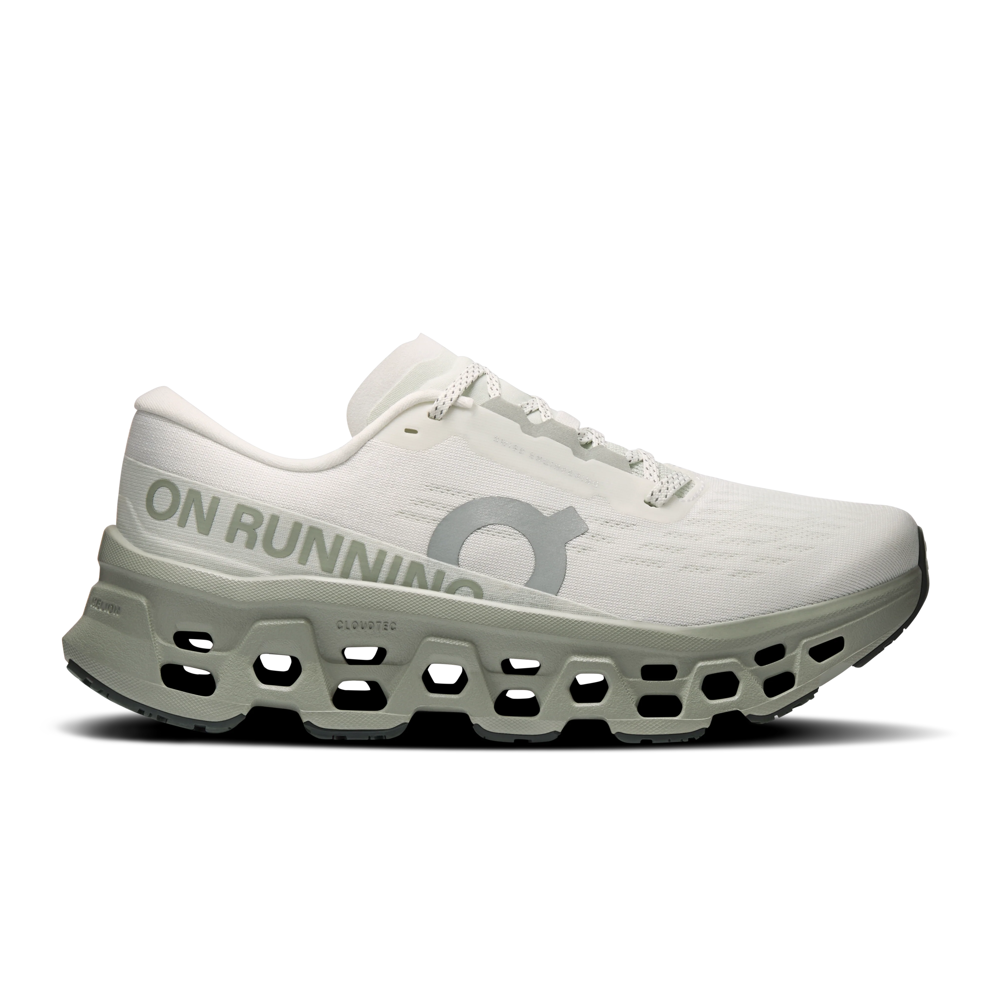On Running Women's Cloudmonster 3 Shoes - Ivory / Tin