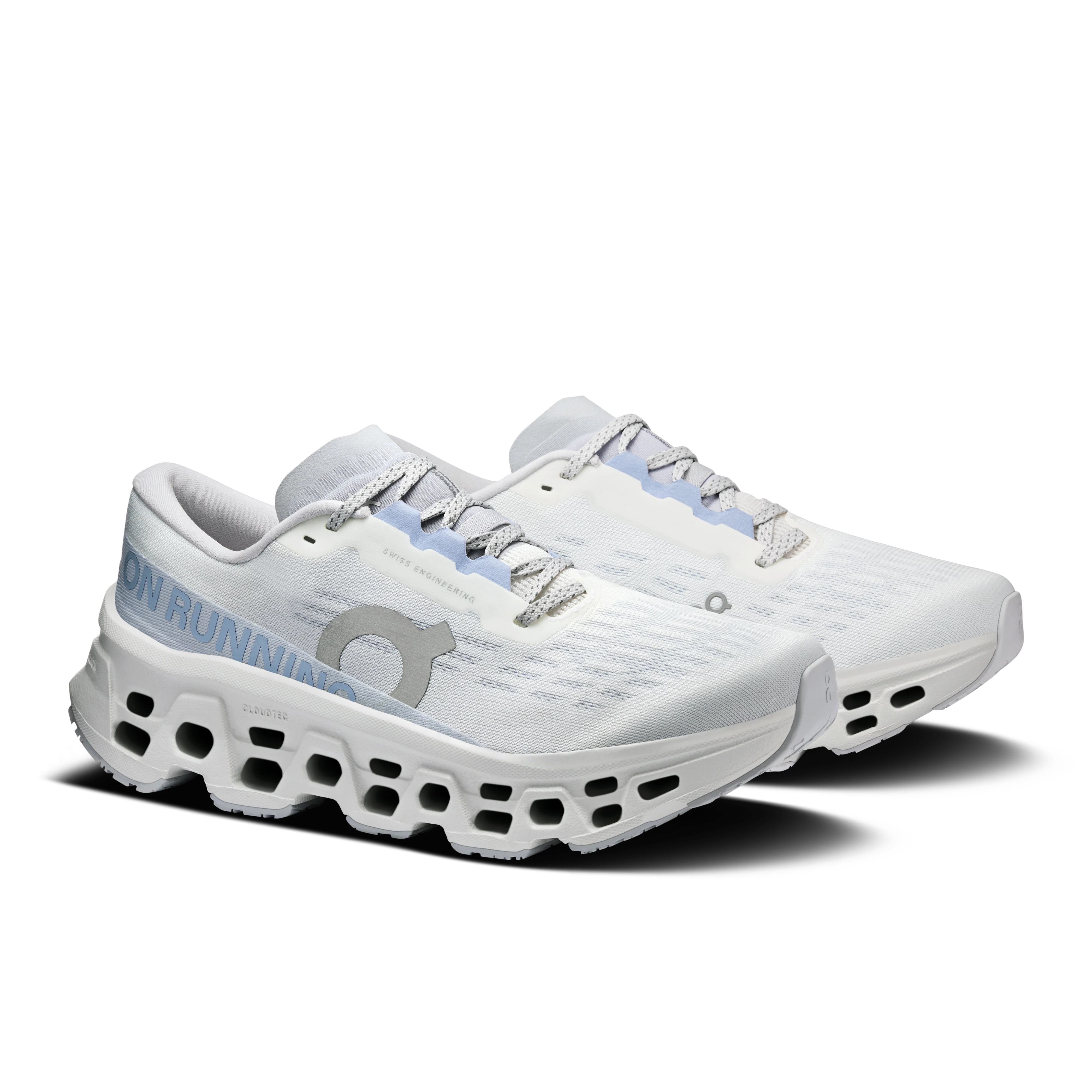 On Running Women's Cloudmonster 3 Shoes - White / Frost - Image 2