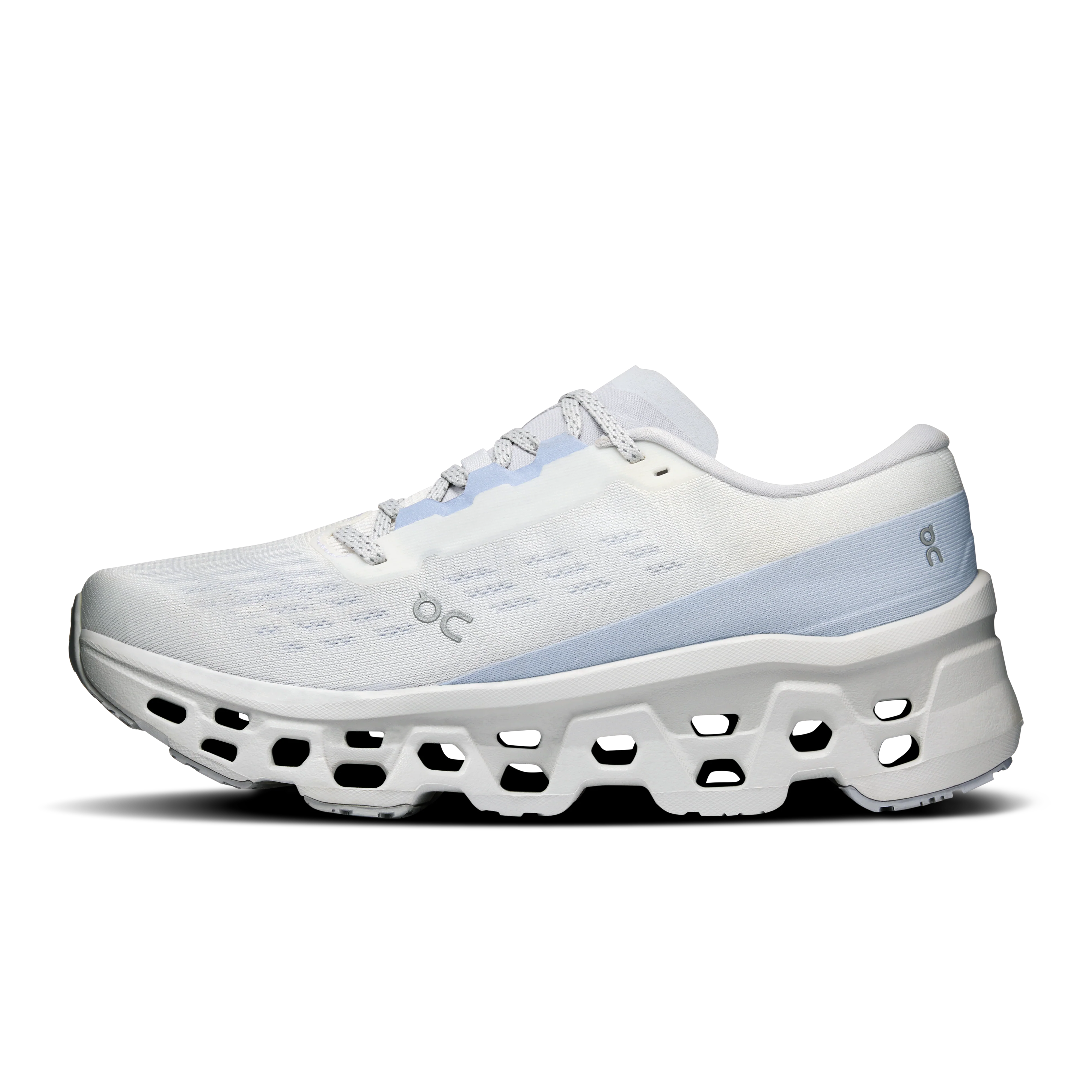 On Running Women's Cloudmonster 3 Shoes - White / Frost - Image 4