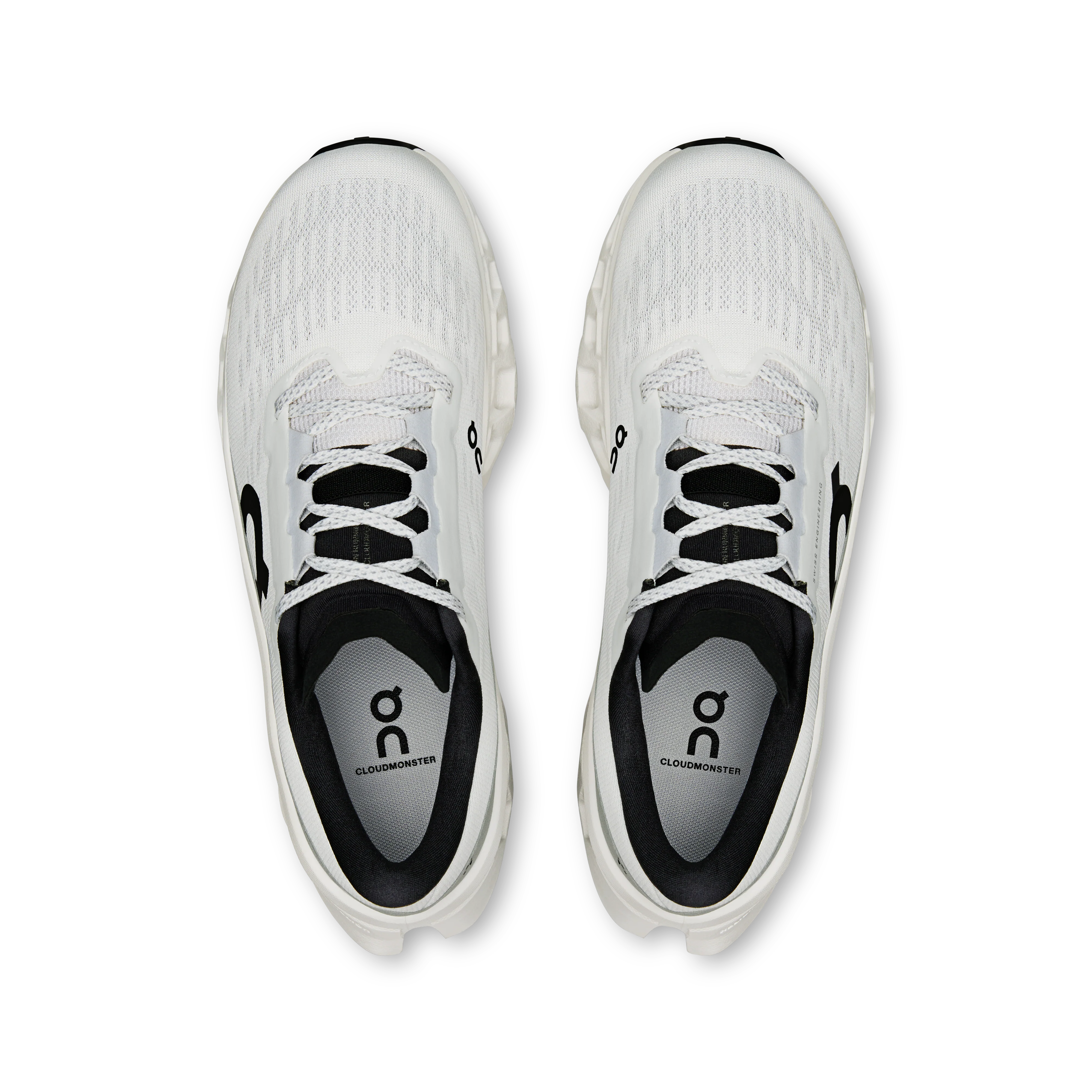 On Running Women's Cloudmonster 3 Shoes - White / White - Image 3