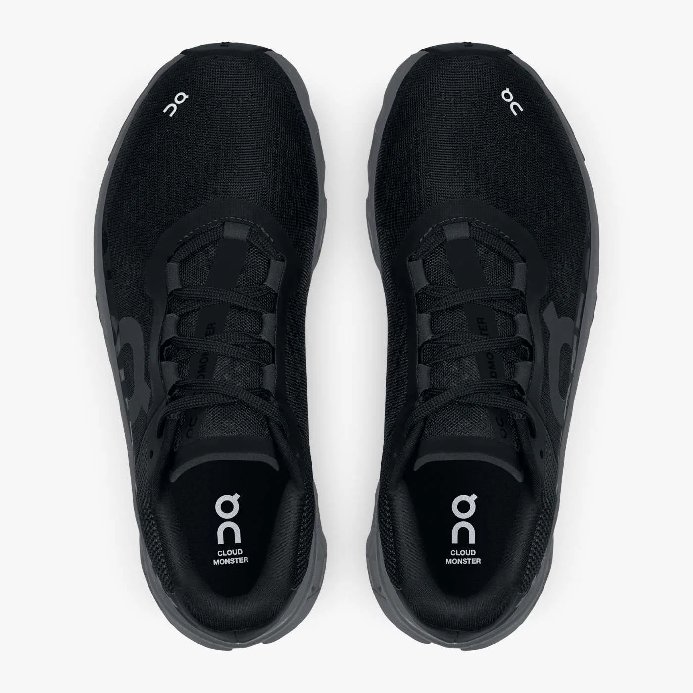 On Running Women's Cloudmonster Shoes - Black / Magnet - Image 3