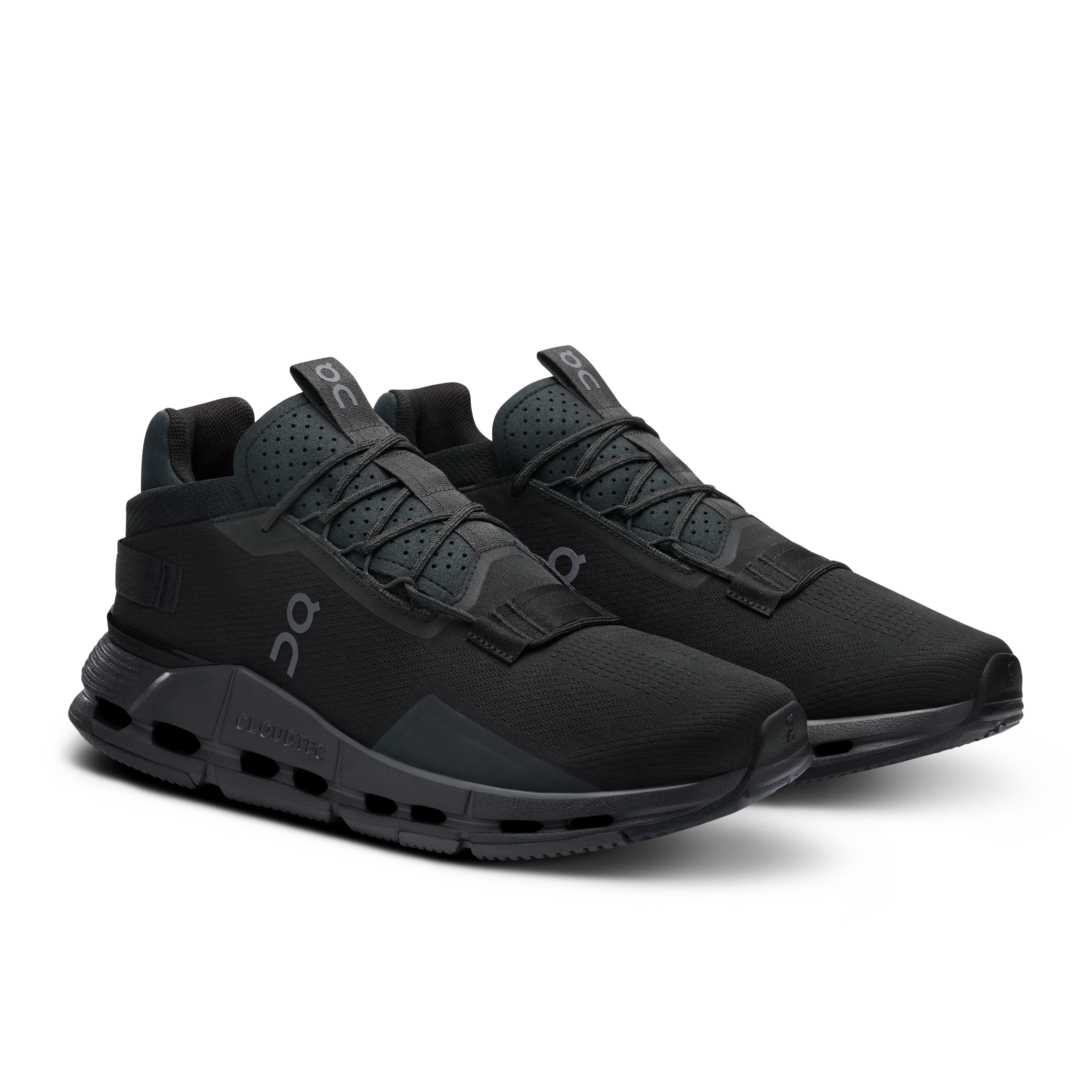On Running Women's Cloudnova 2 Shoes - All Black - Image 2