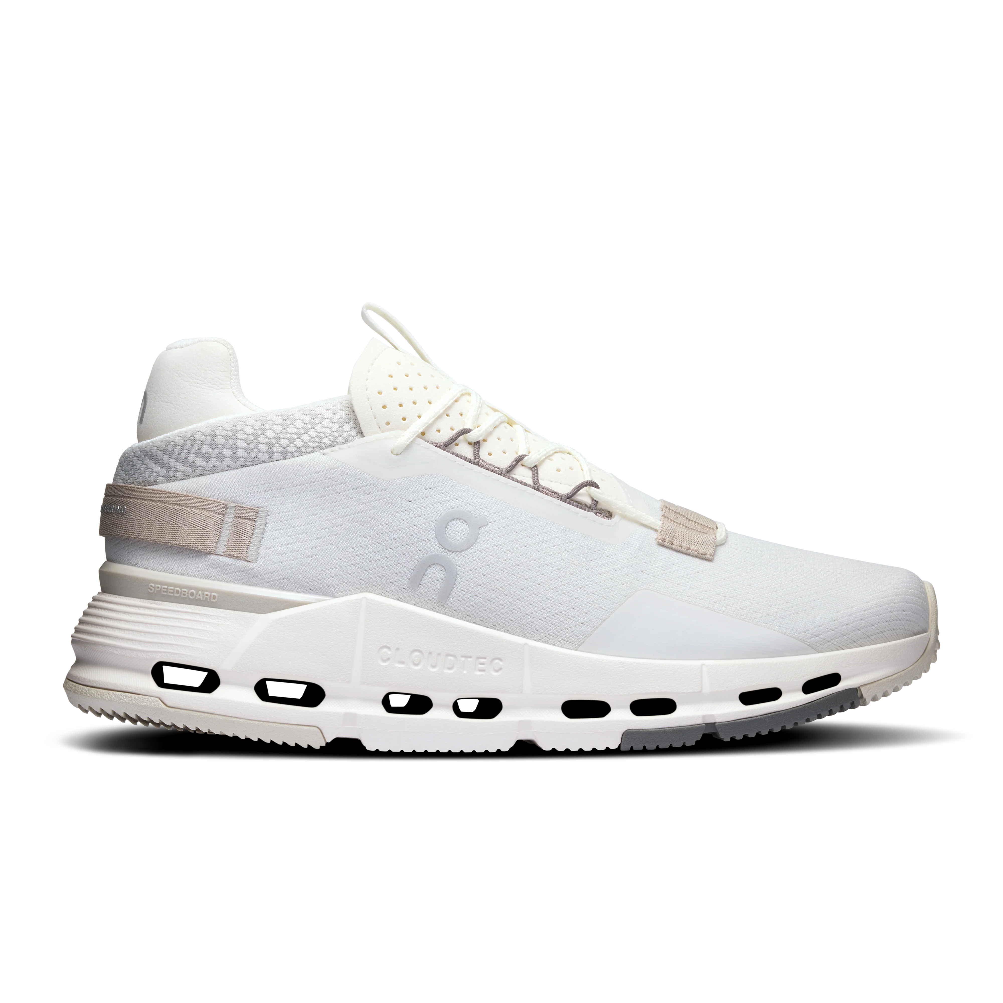 On Running Women's Cloudnova 2 Shoes - Ice / Sand