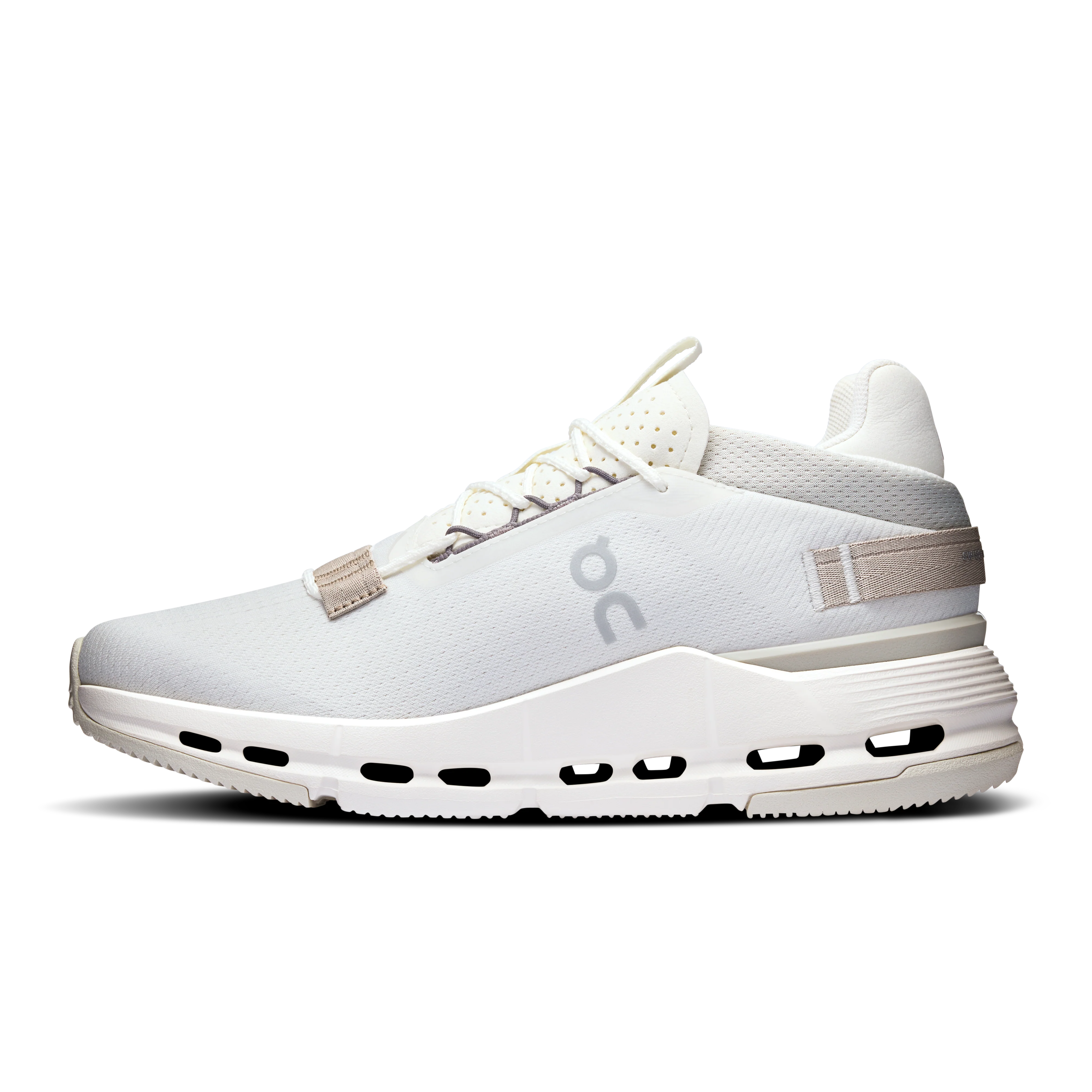 On Running Women's Cloudnova 2 Shoes - Ice / Sand - Image 4