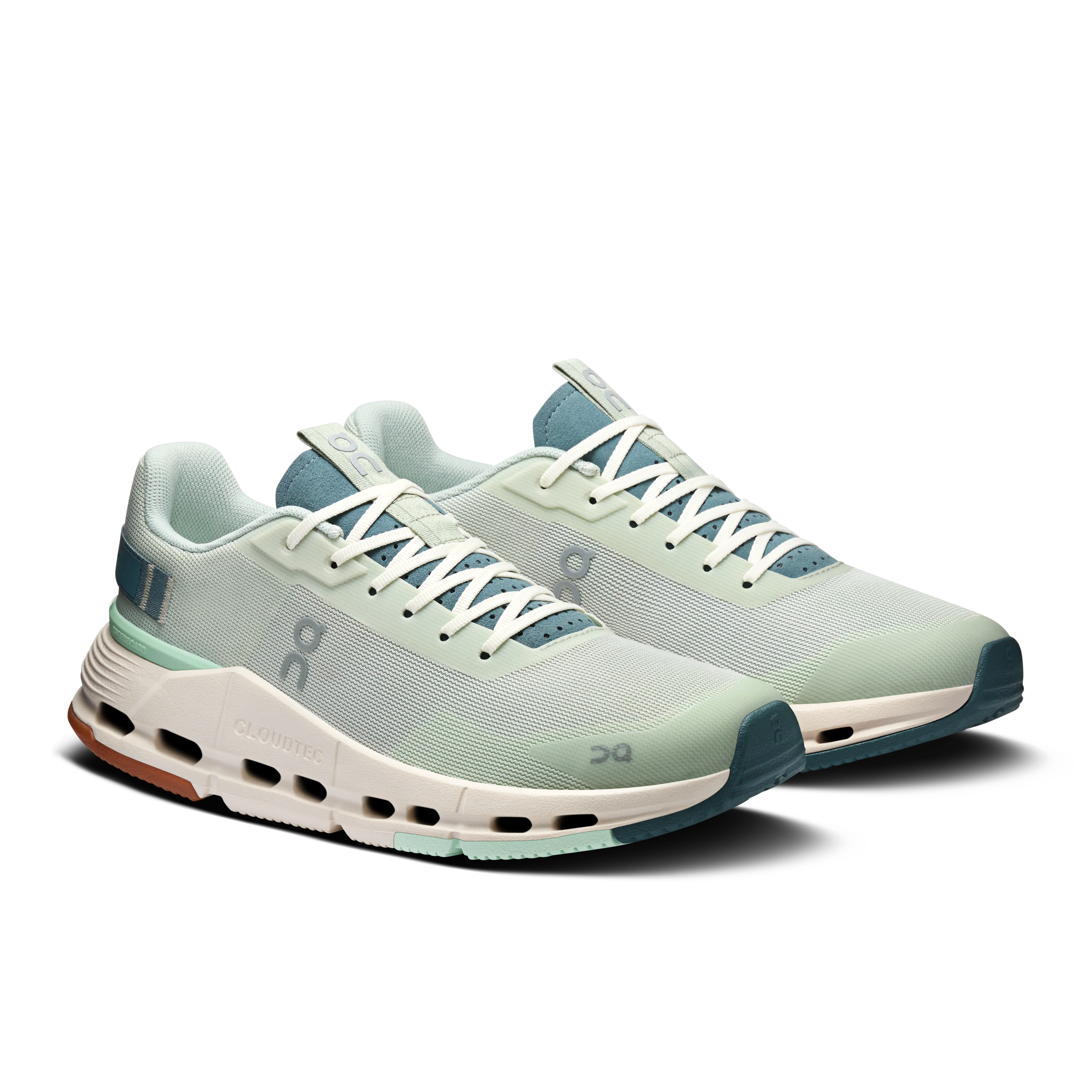 On Running Women's Cloudnova Form 2 Shoes - Iceberg / Creek - Image 2