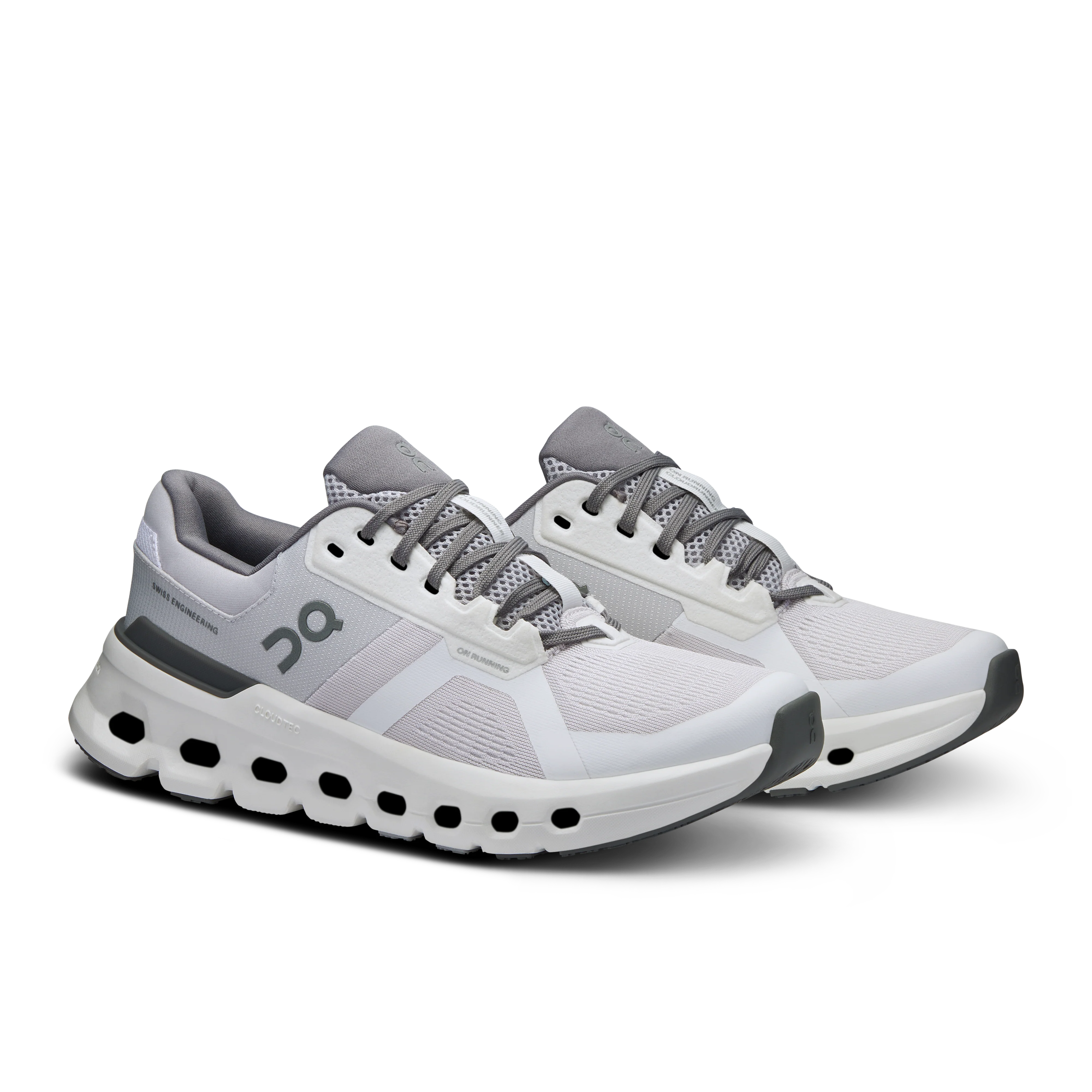 On Running Women's Cloudrunner 2 Shoes - Frost / White - Image 2