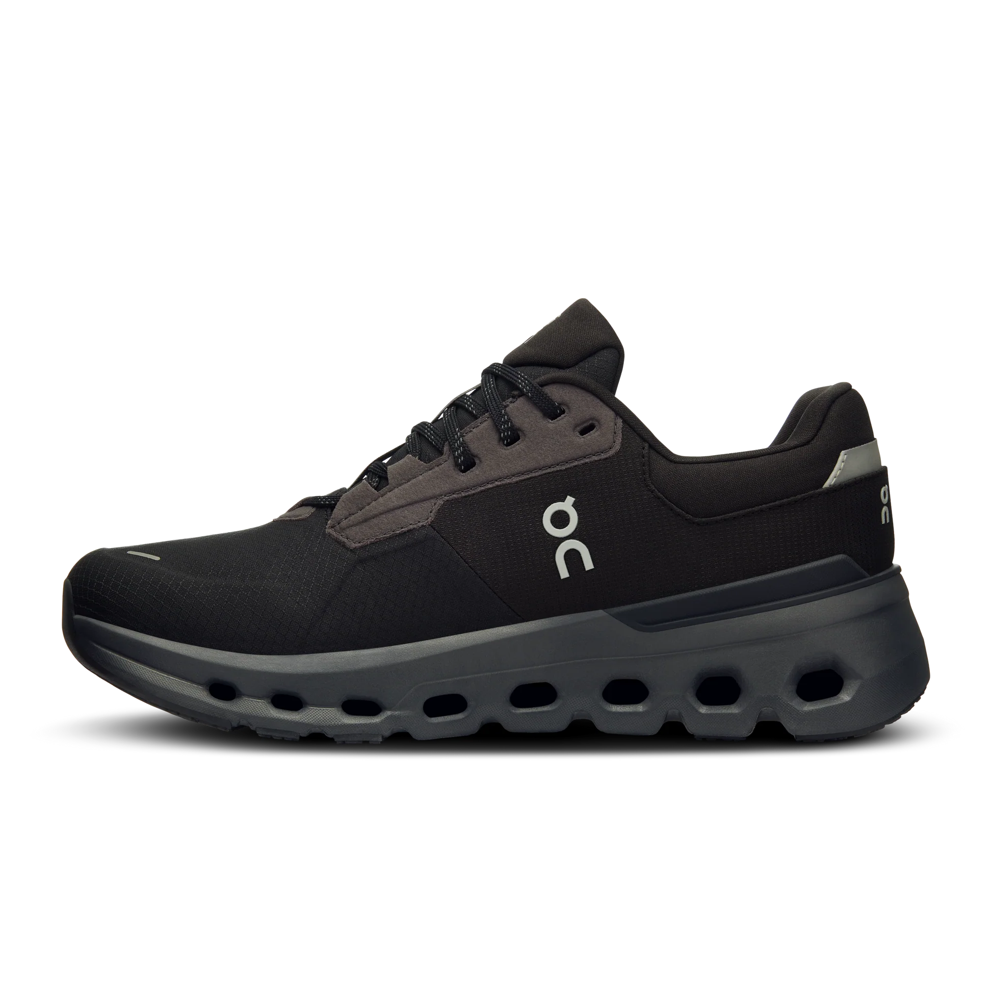On Running Women's Cloudrunner 2 Waterproof Shoes - Magnet / Black - Image 5