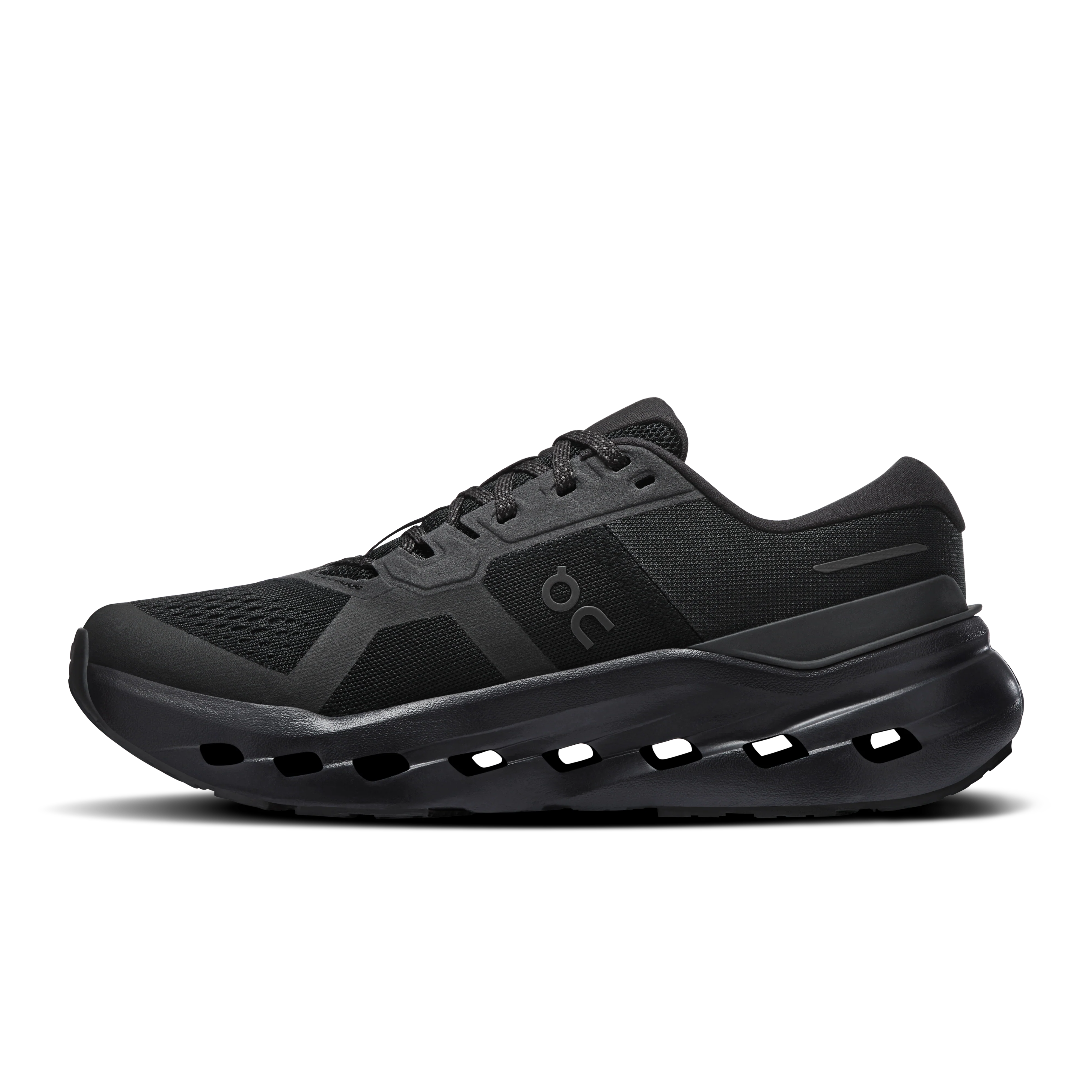 On Running Women's Cloudrunner 3 Wide Shoes - Black / Black - Image 4