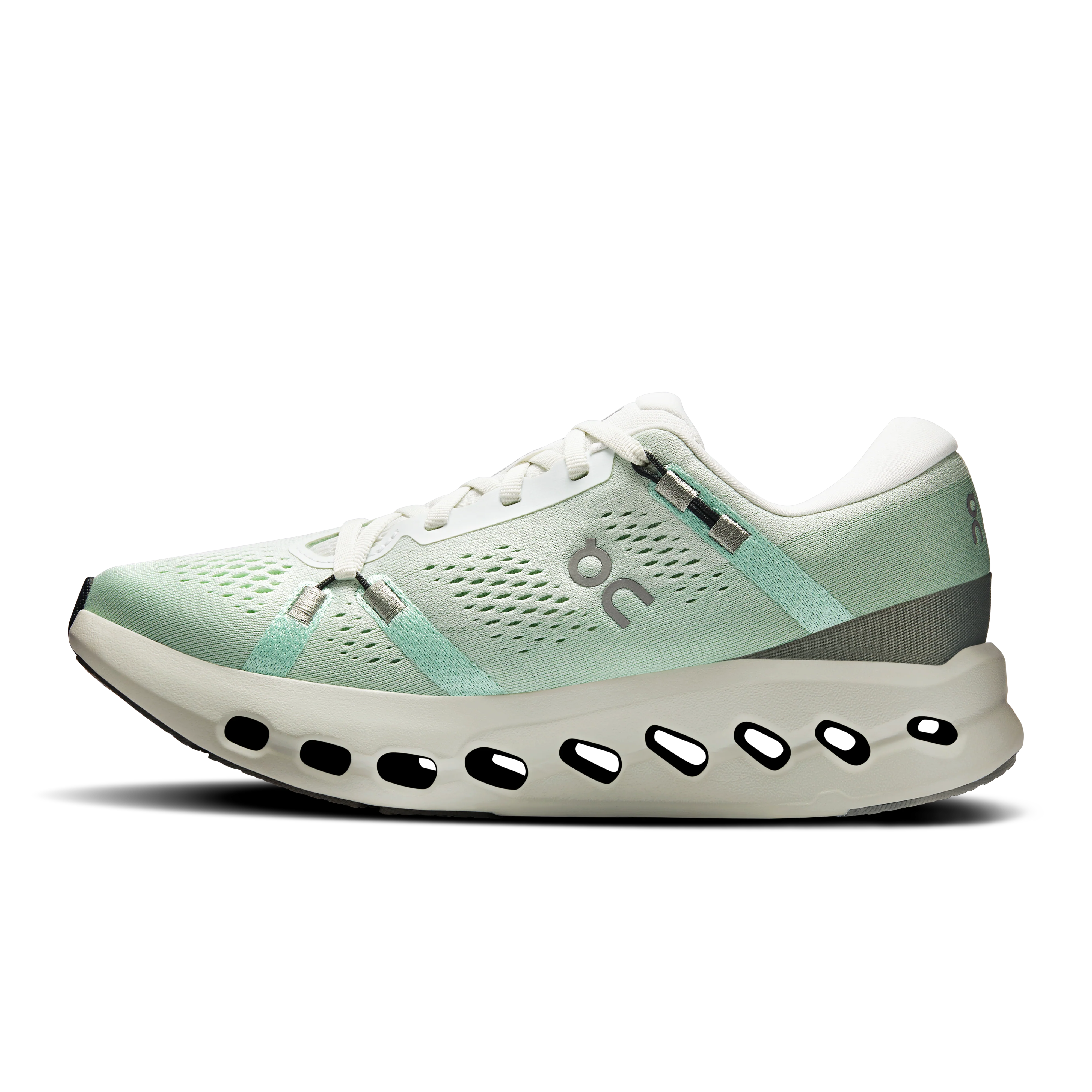 On Running Women's Cloudsurfer 2 Shoes - Ivory / Creek - Image 4