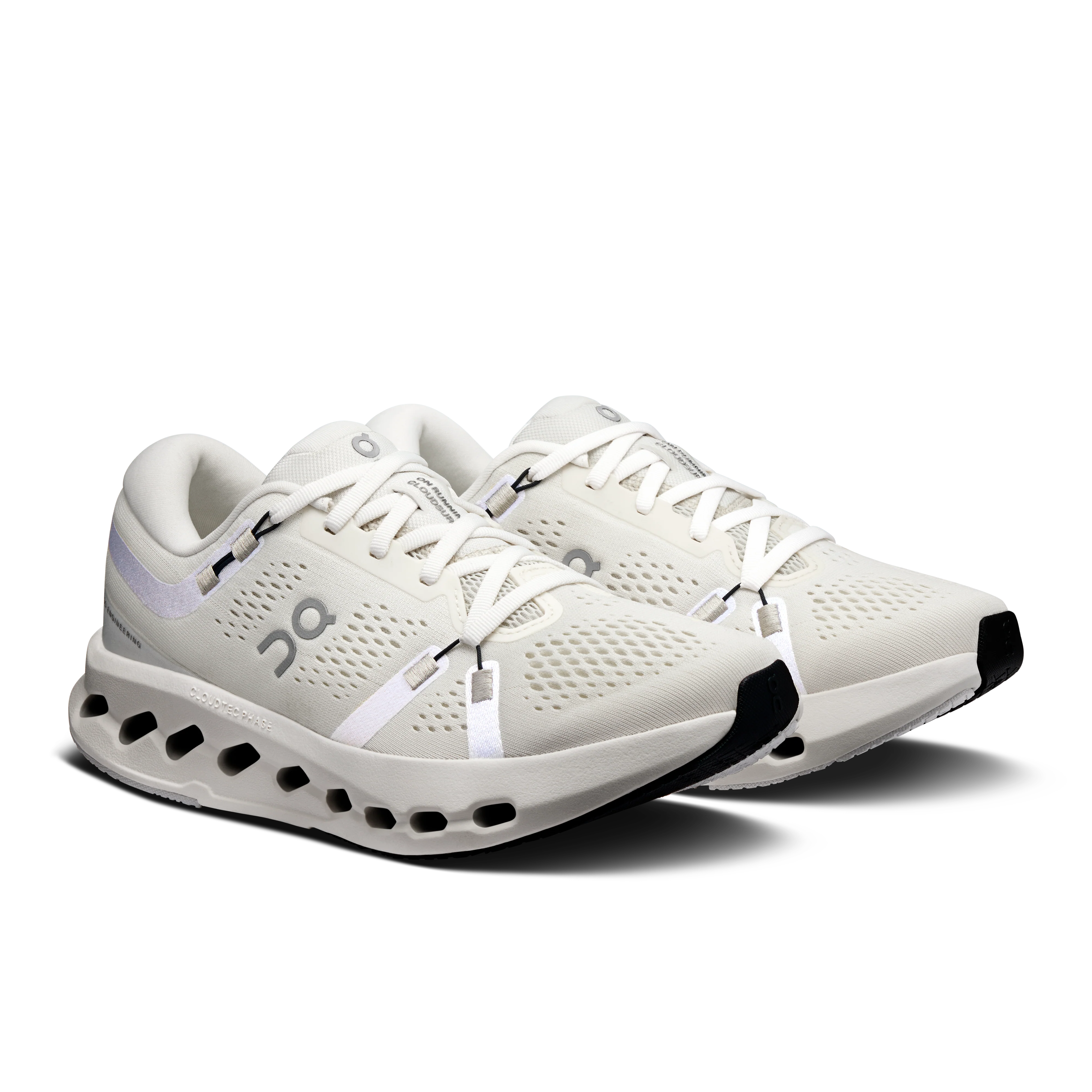 On Running Women's Cloudsurfer 2 Shoes - Ivory / Ivory - Image 2