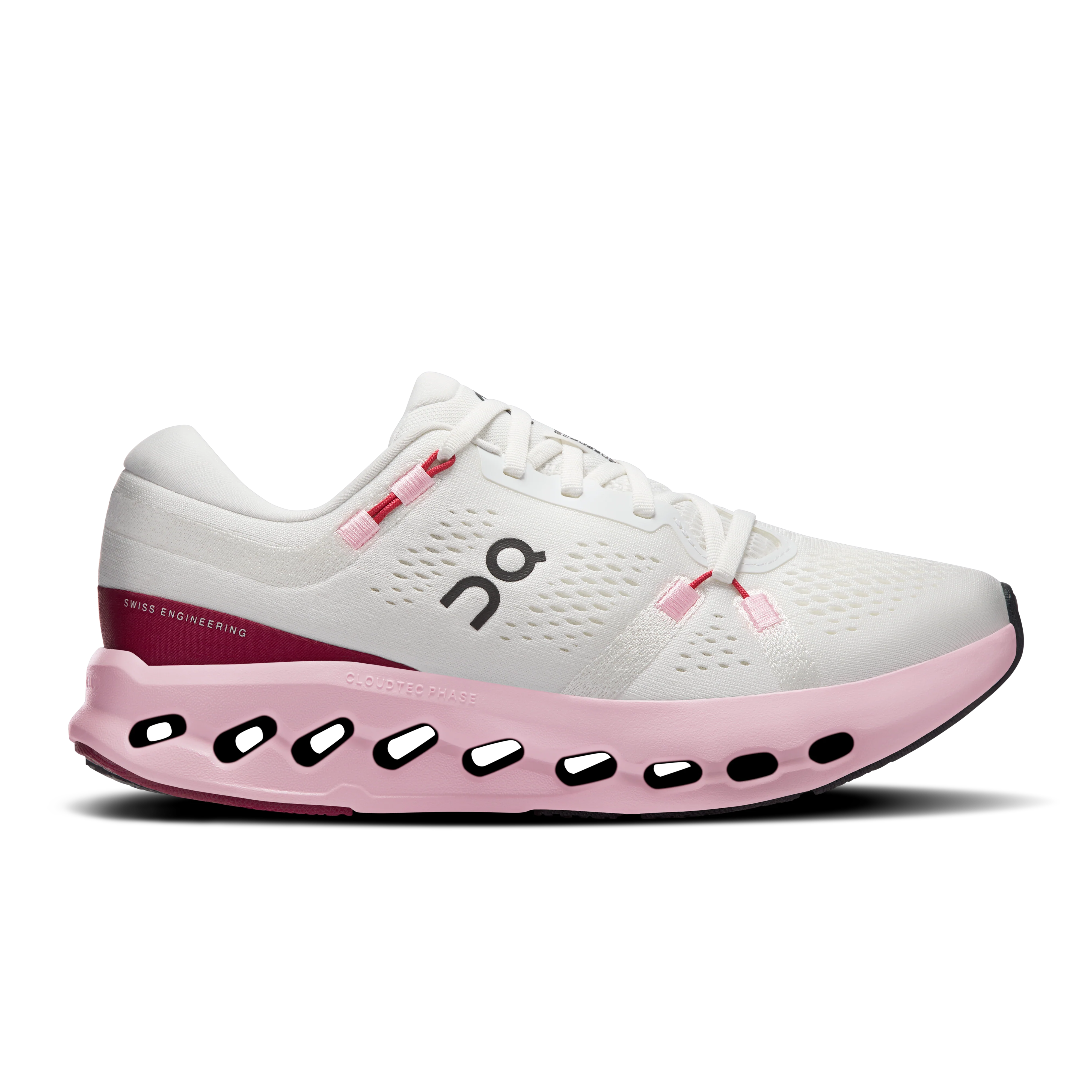 On Running Women's Cloudsurfer 2 Shoes - Ivory / Peony