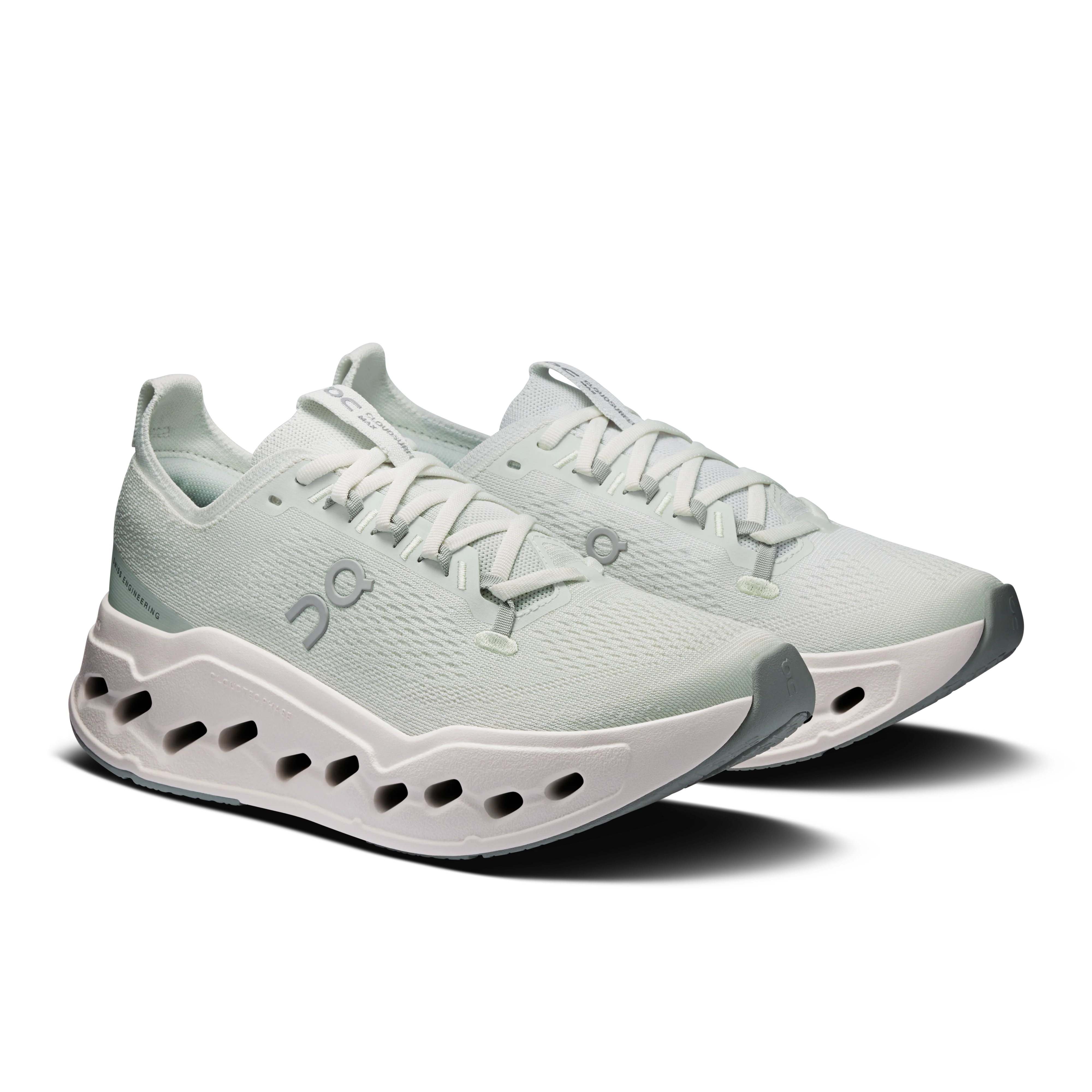 On Running Women's Cloudsurfer Max Shoes - Iceberg / Ivory - Image 2