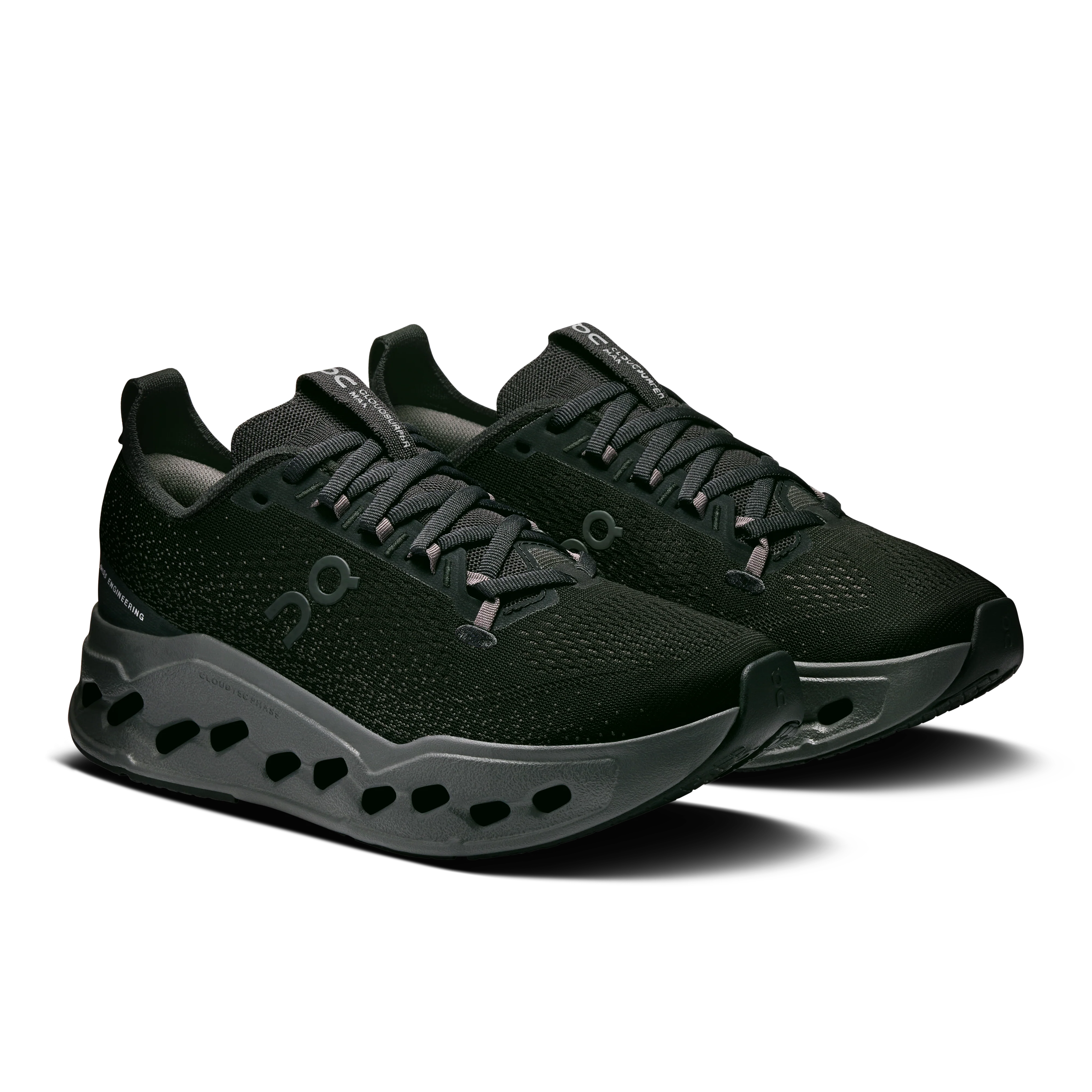 On Running Women's Cloudsurfer Max Wide Shoes - Black / Eclipse - Image 2