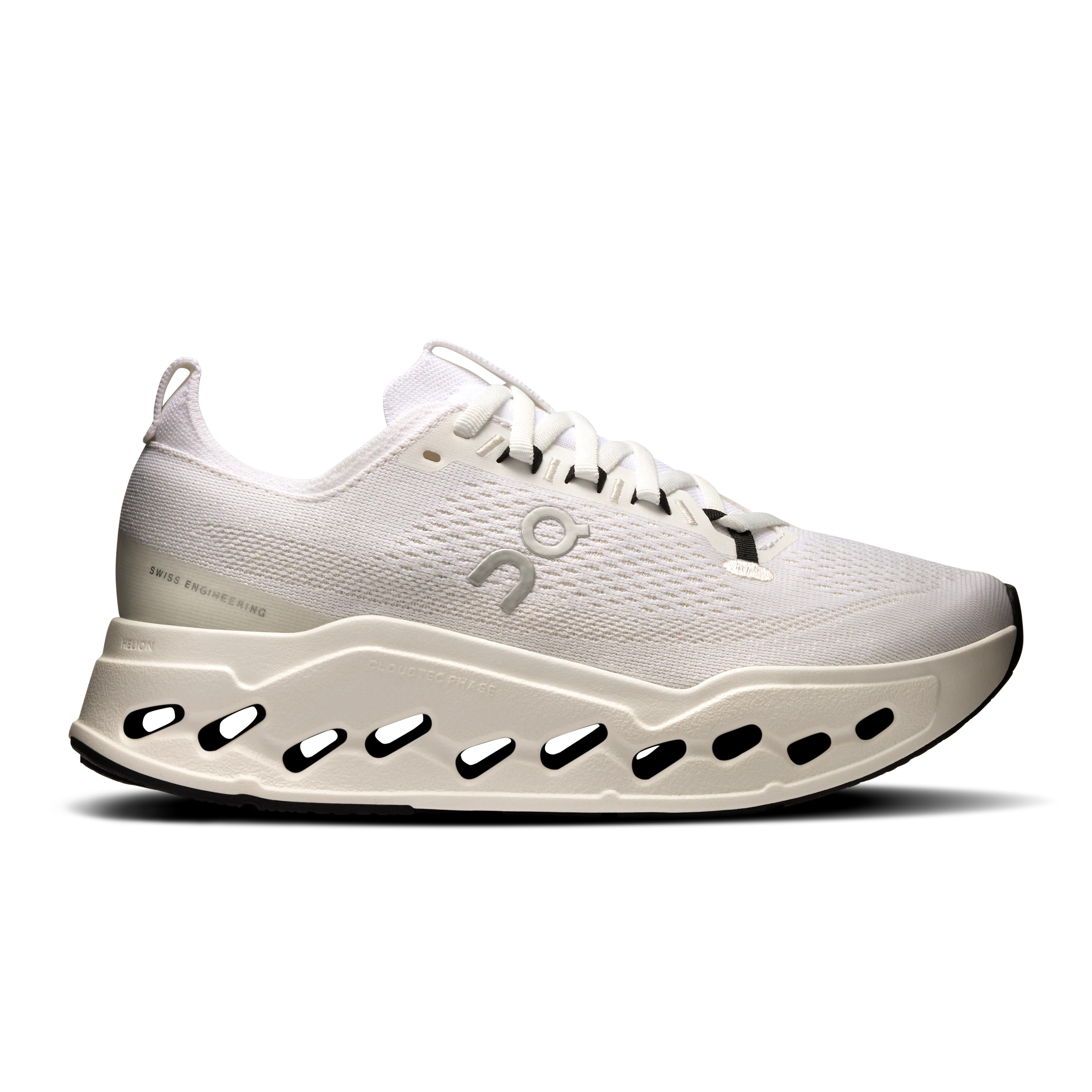On Running Women's Cloudsurfer Max Wide Shoes - White / White