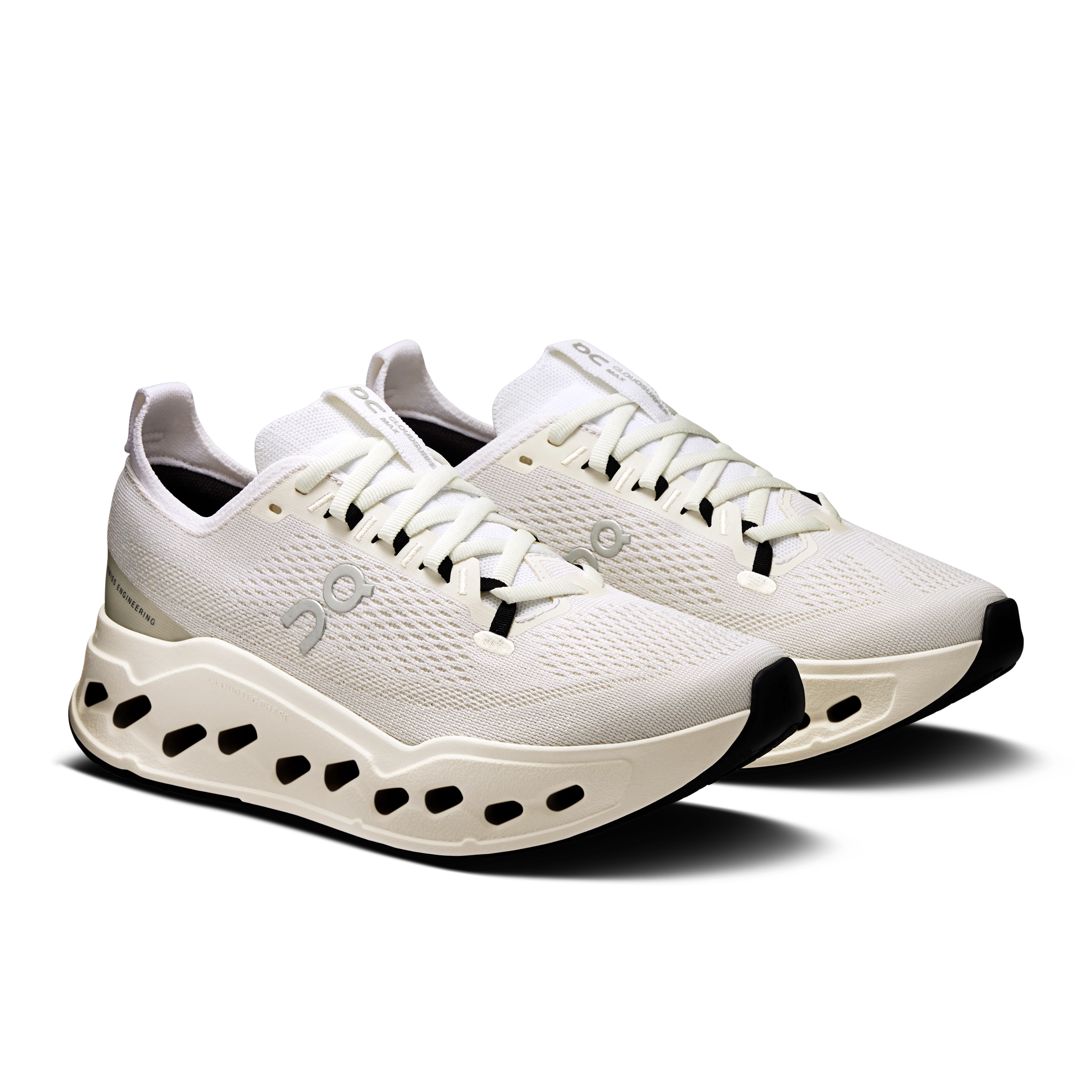On Running Women's Cloudsurfer Max Wide Shoes - White / White - Image 2