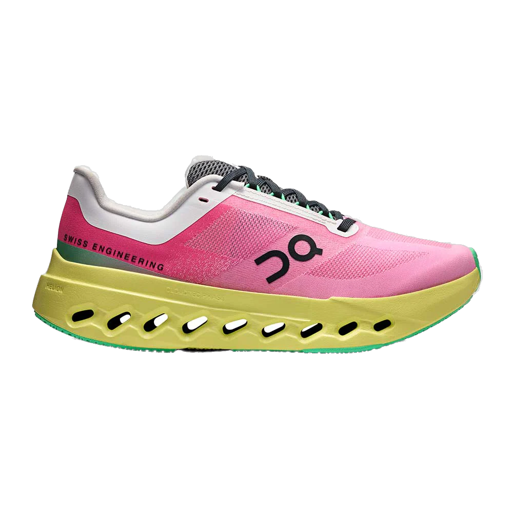 On Running Women's Cloudsurfer Next Shoes - Pink / Limelight