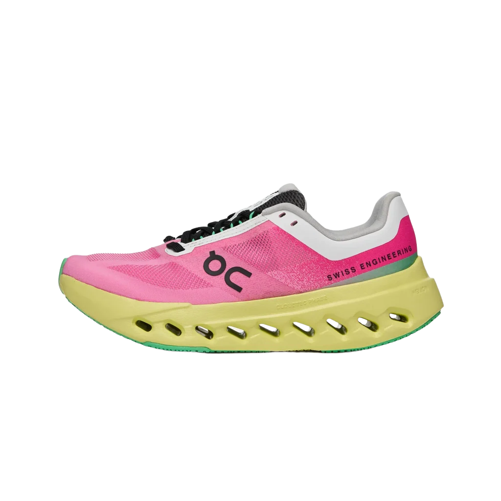 On Running Women's Cloudsurfer Next Shoes - Pink / Limelight - Image 4