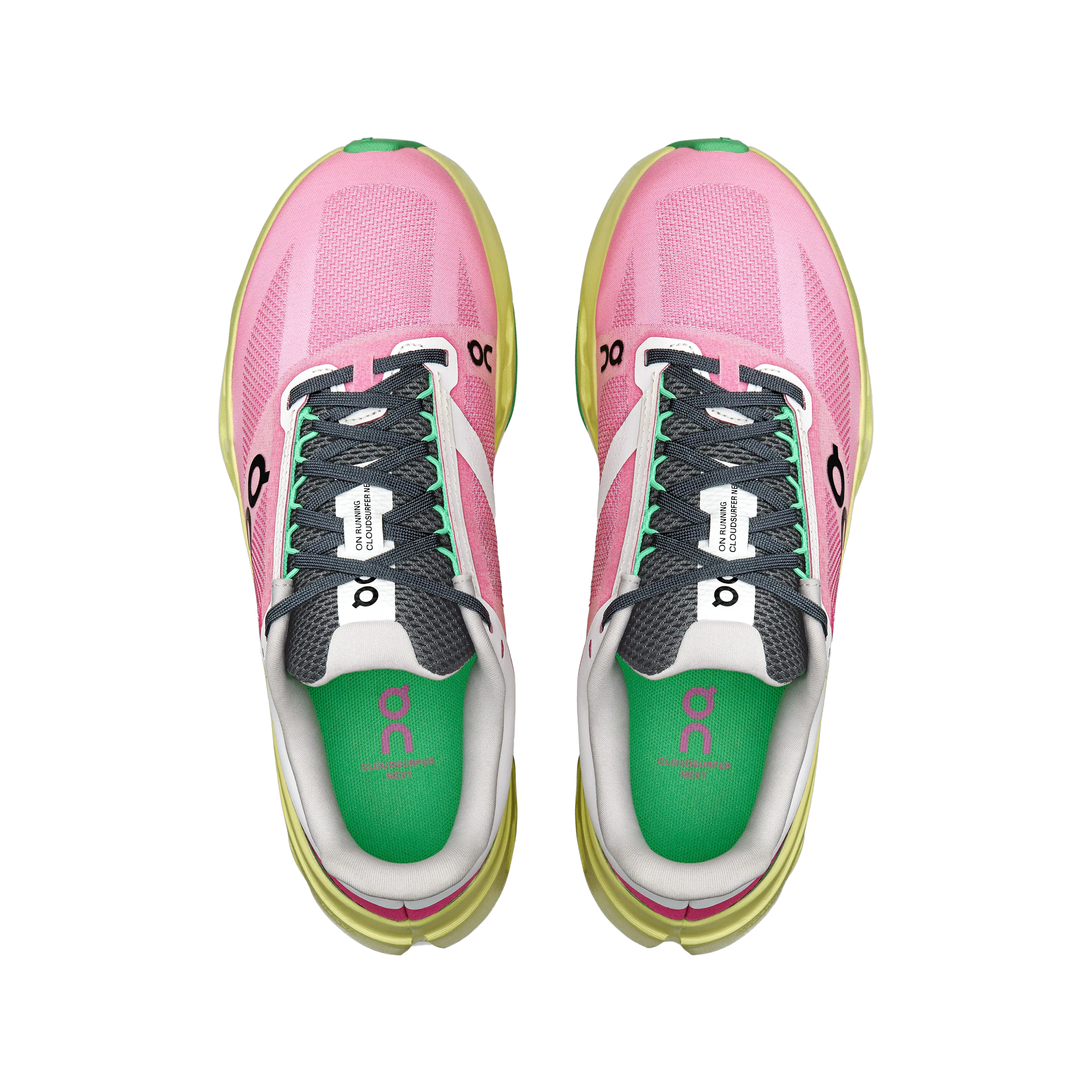 On Running Women's Cloudsurfer Next Shoes - Pink / Limelight - Image 5